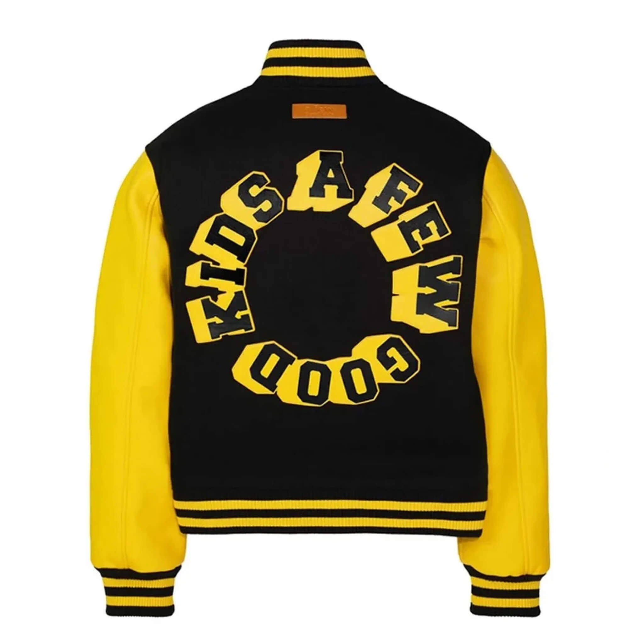 A Few Good Kids Black Yellow Varsity Letterman Jacket