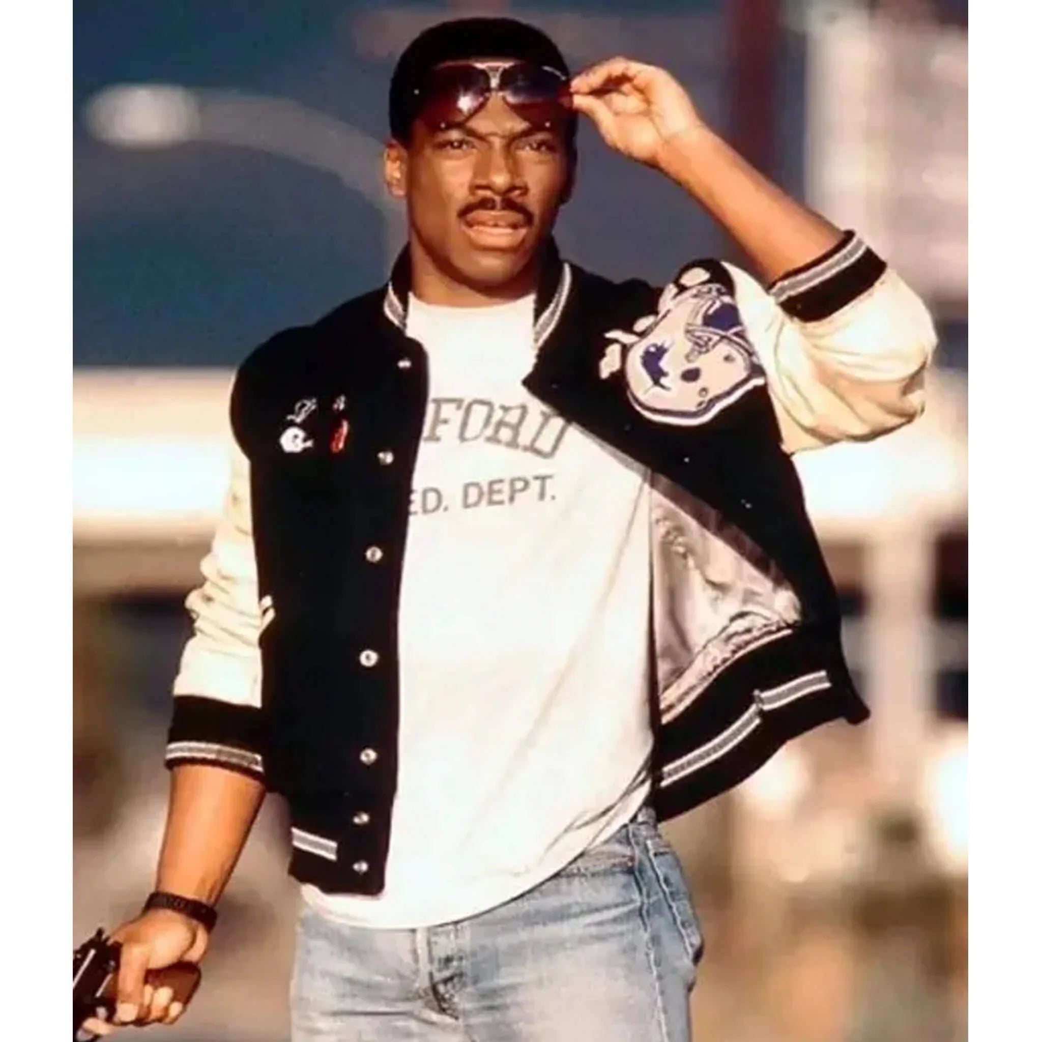 Axel Foley Letterman Jacket – Beverly Hills Cop Varsity