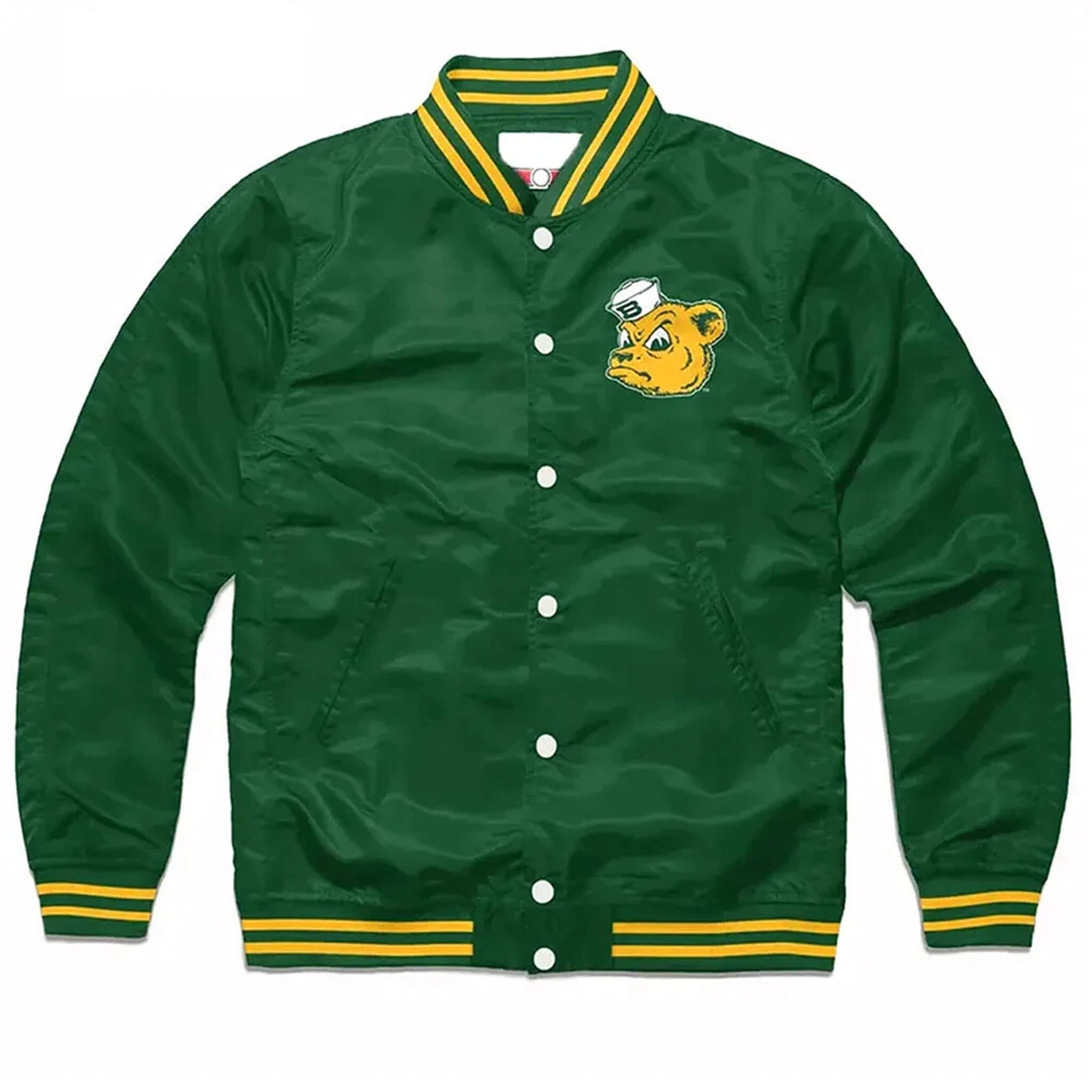 Baylor Bears Green Varsity Jacket – Classic Letterman Style