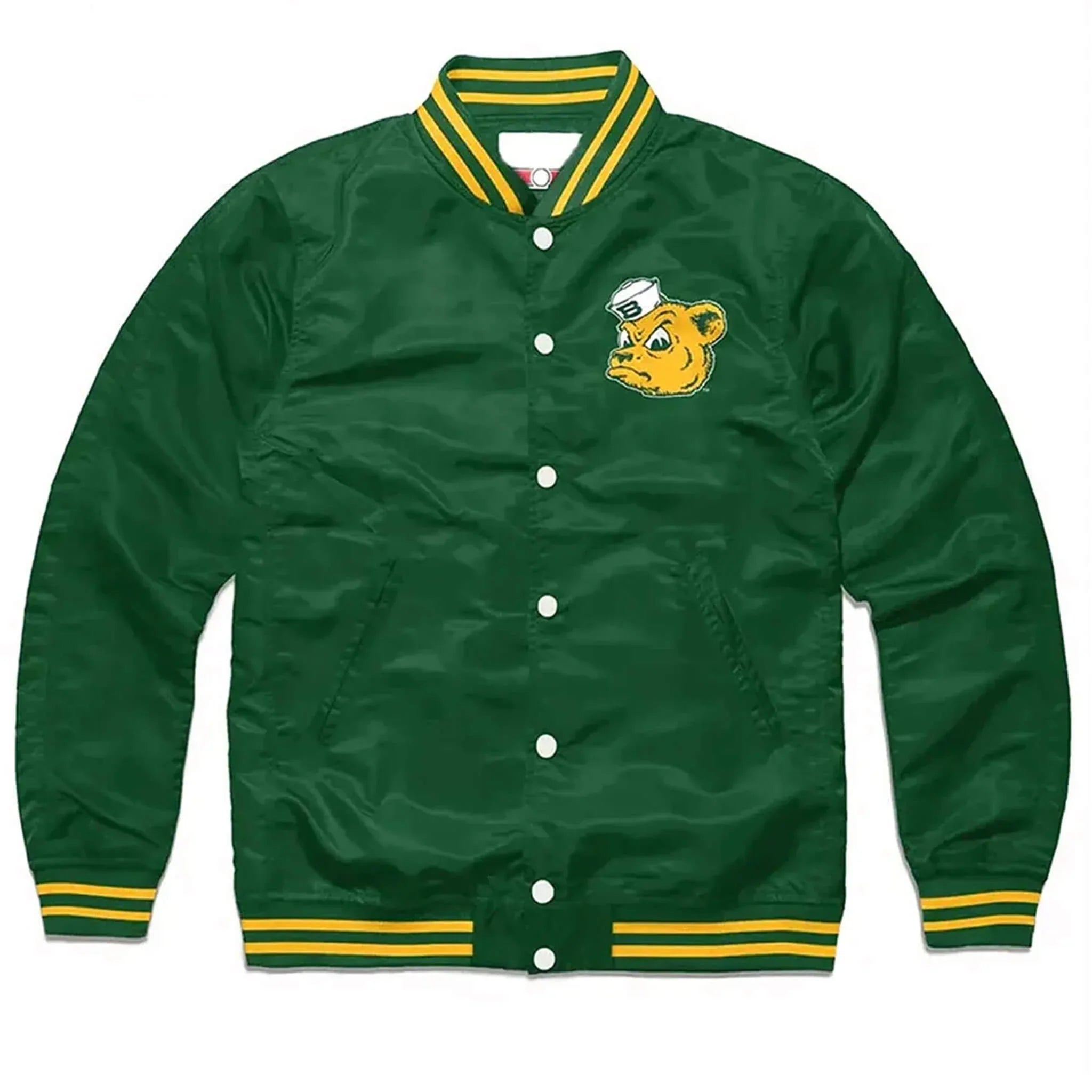 Baylor Bears Green Varsity Jacket – Classic Letterman Style - leathergang.com