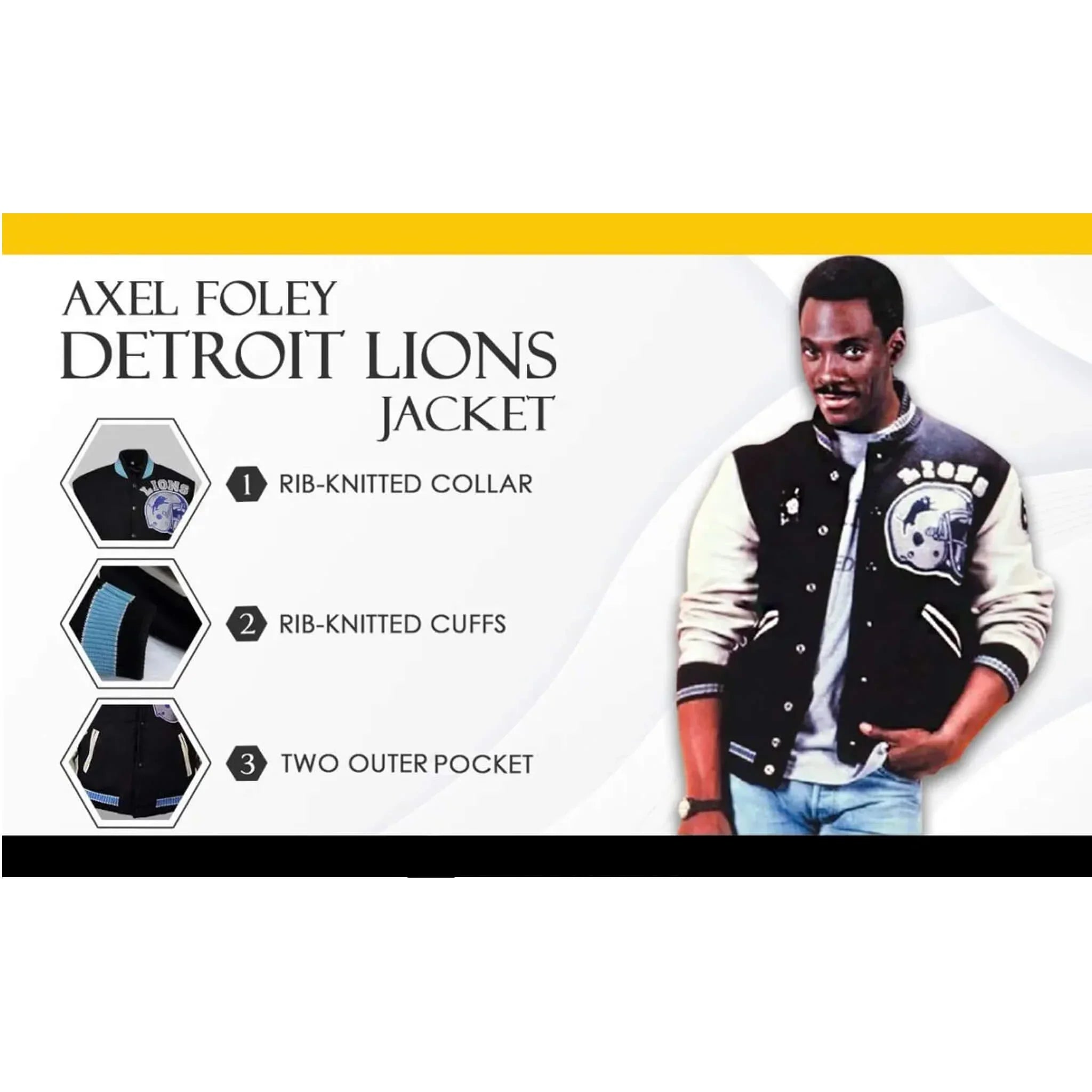 Axel Foley Letterman Jacket – Beverly Hills Cop Varsity