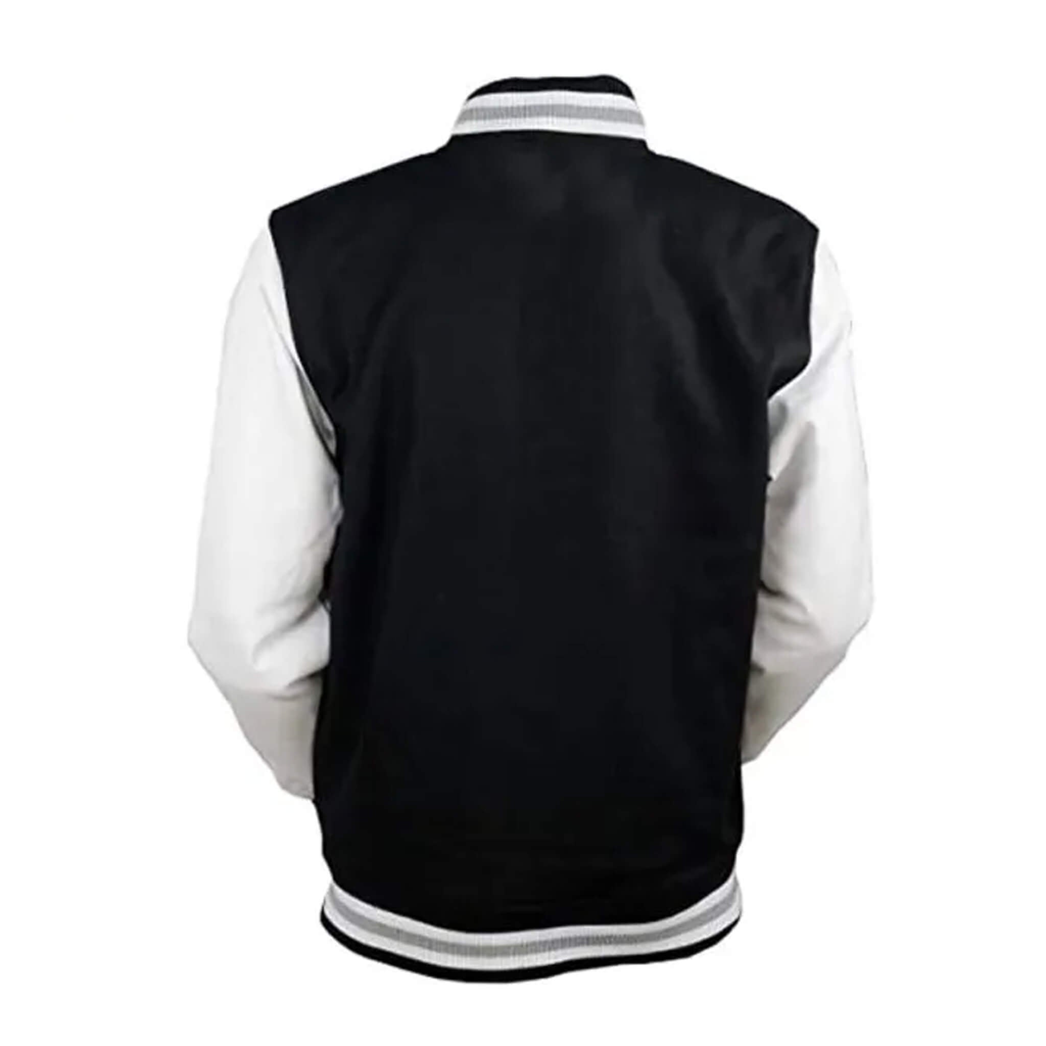 Oakland Raiders Black Classic Letterman Varsity Jacket