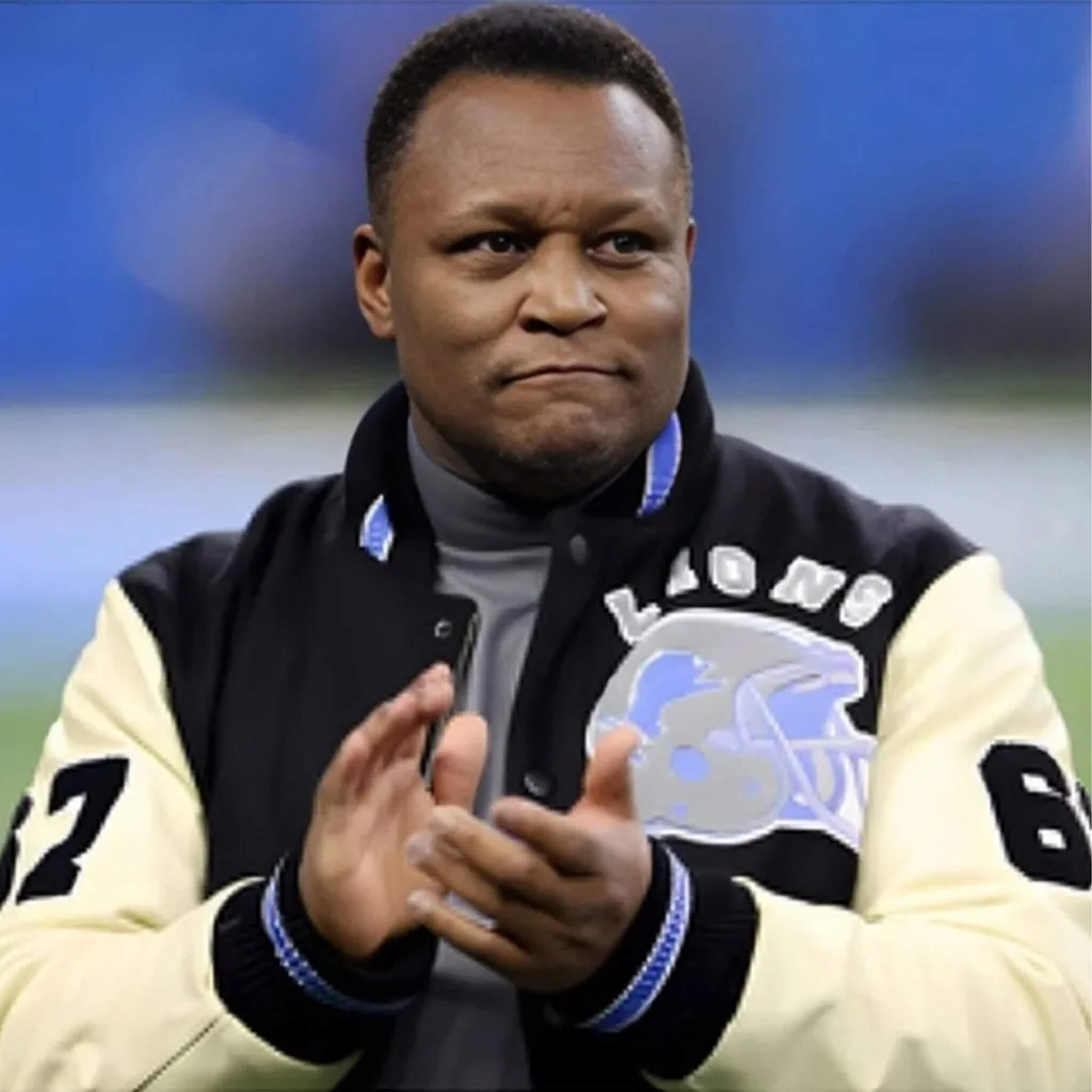 Detroit Lions Barry Sanders Varsity Jacket-Classic Style