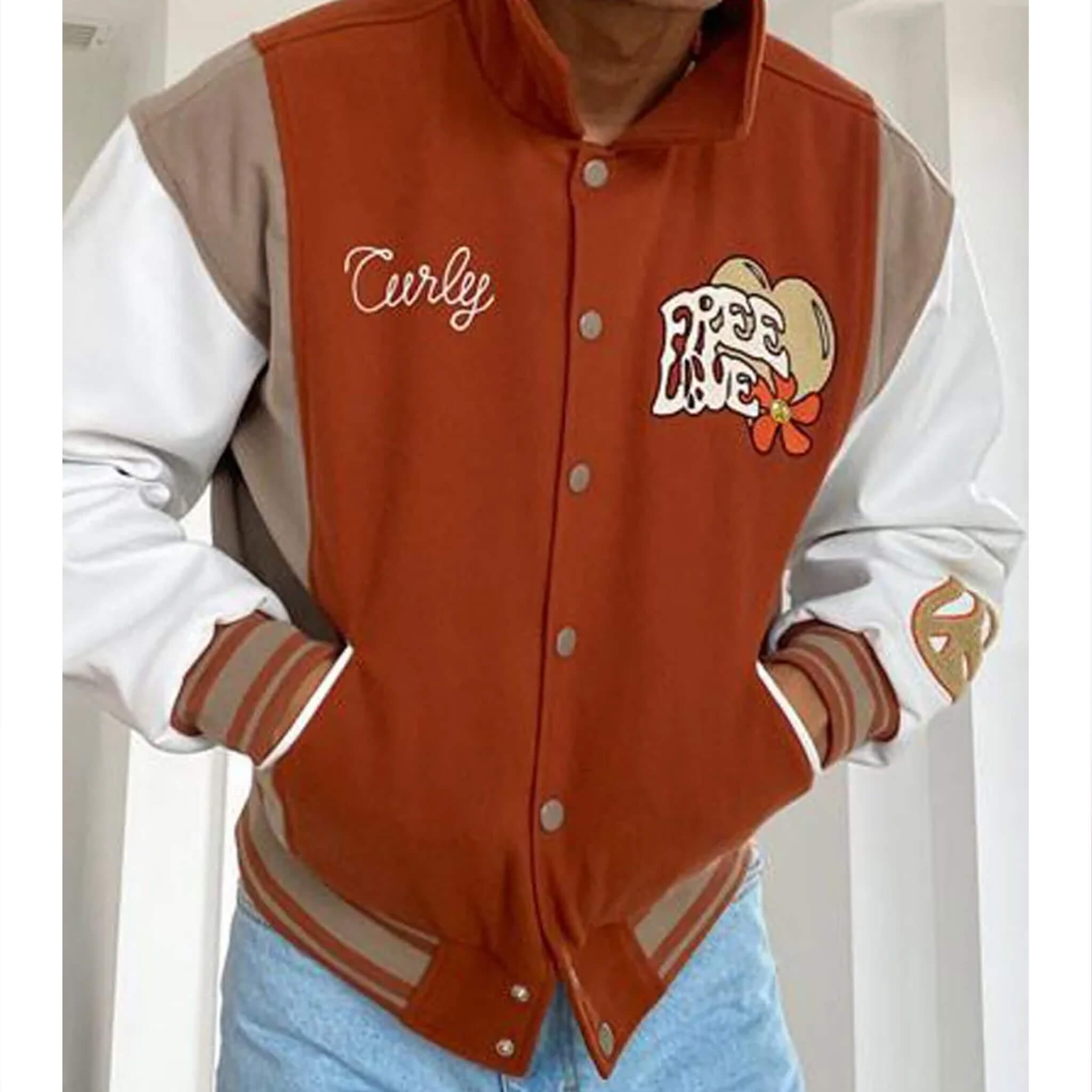 The Free Love Letterman Jacket – Retro Varsity Style