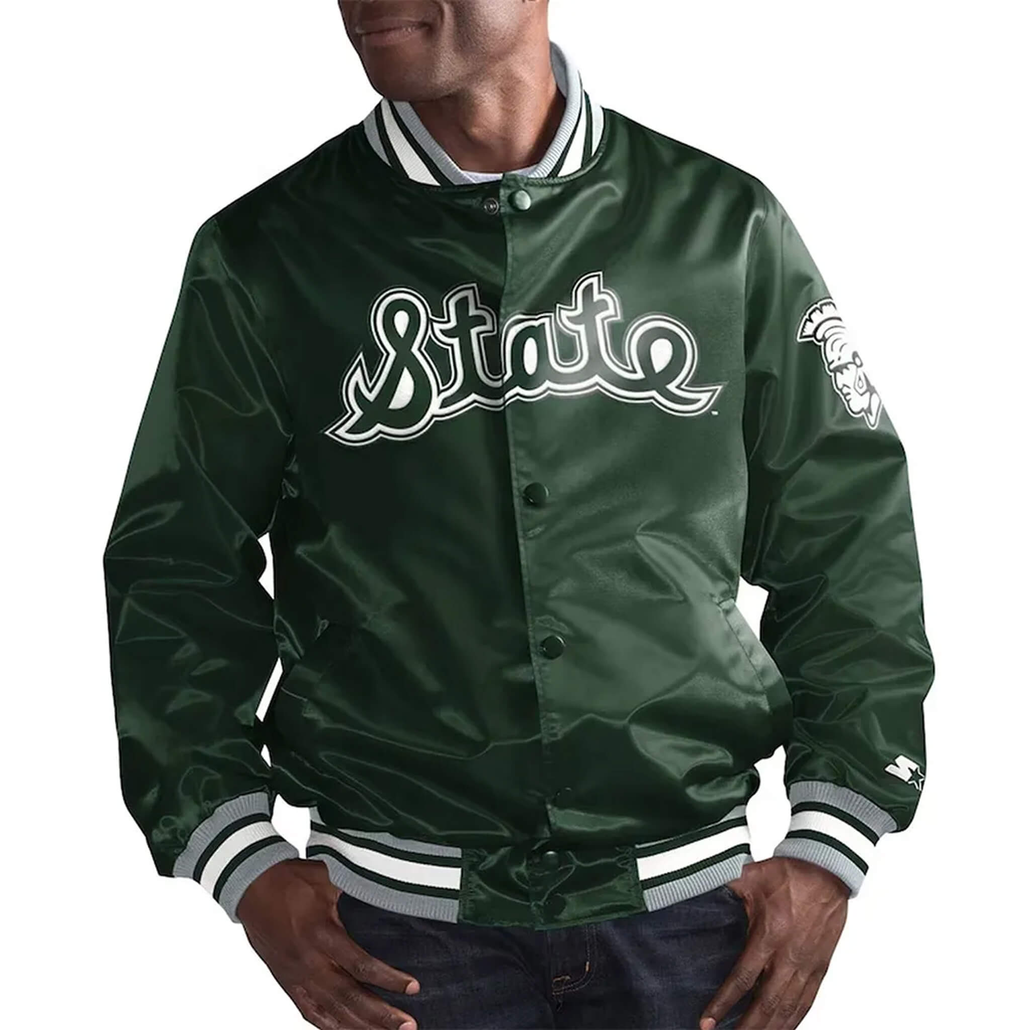 San Francisco Giants Black Satin Varsity Jacket – Classic Style