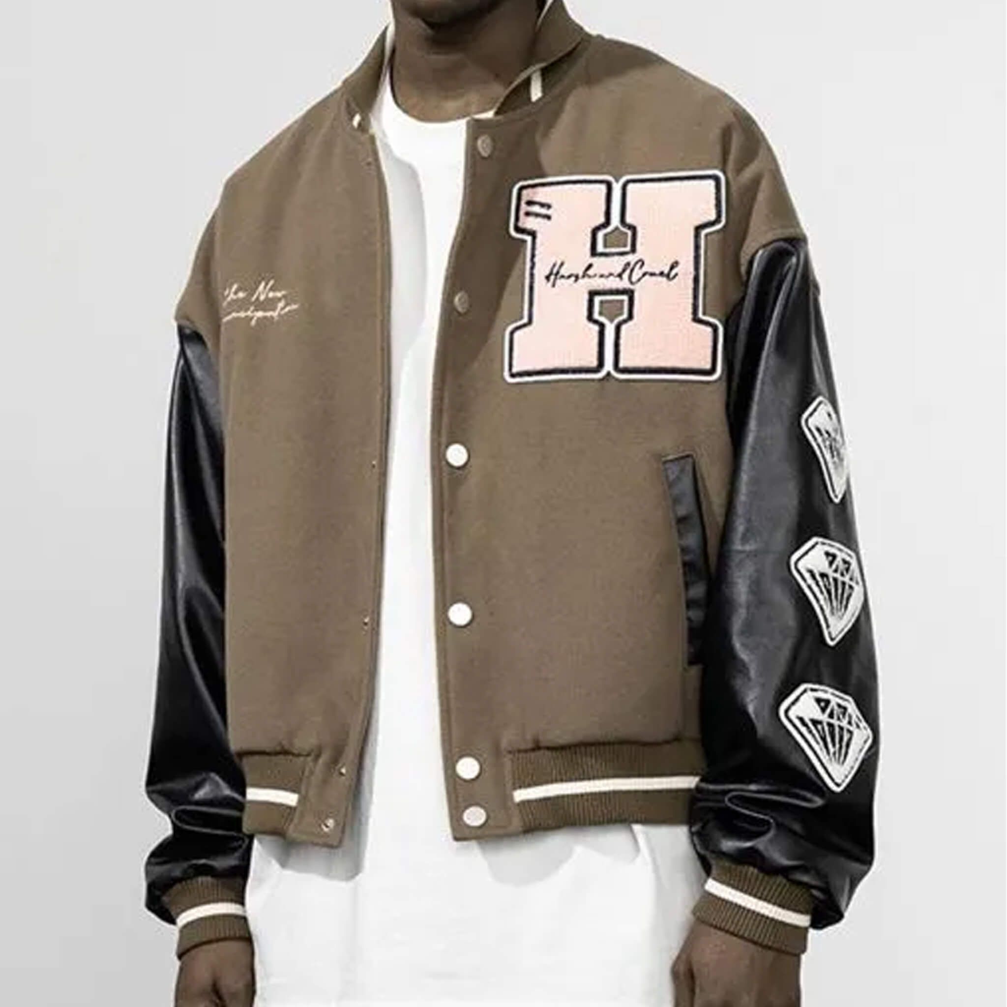 New Century Harsh and Cruel Letterman Jacket–Streetwear Fit