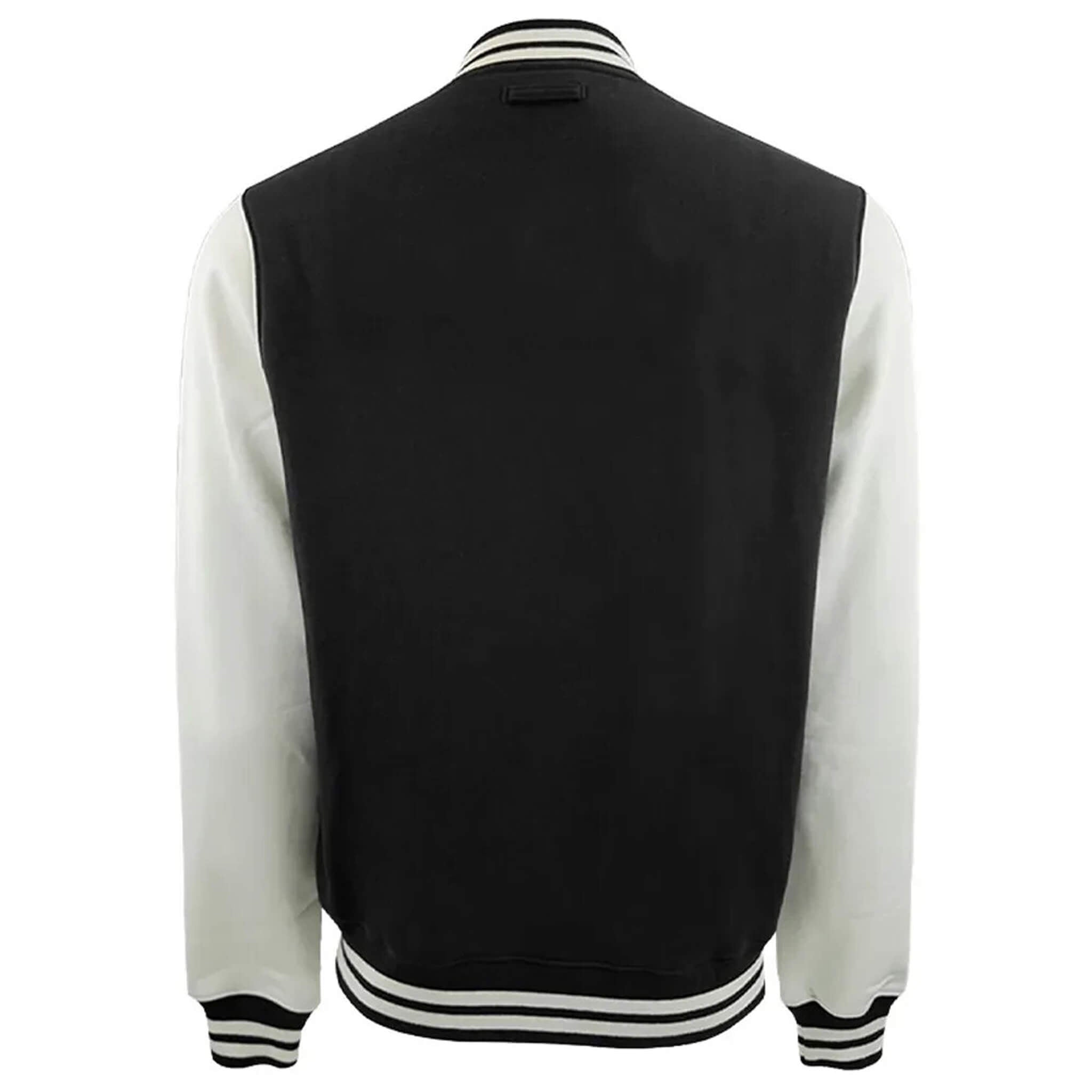 Iowa Hawkeyes Black & White Football Helmet Varsity Jacket
