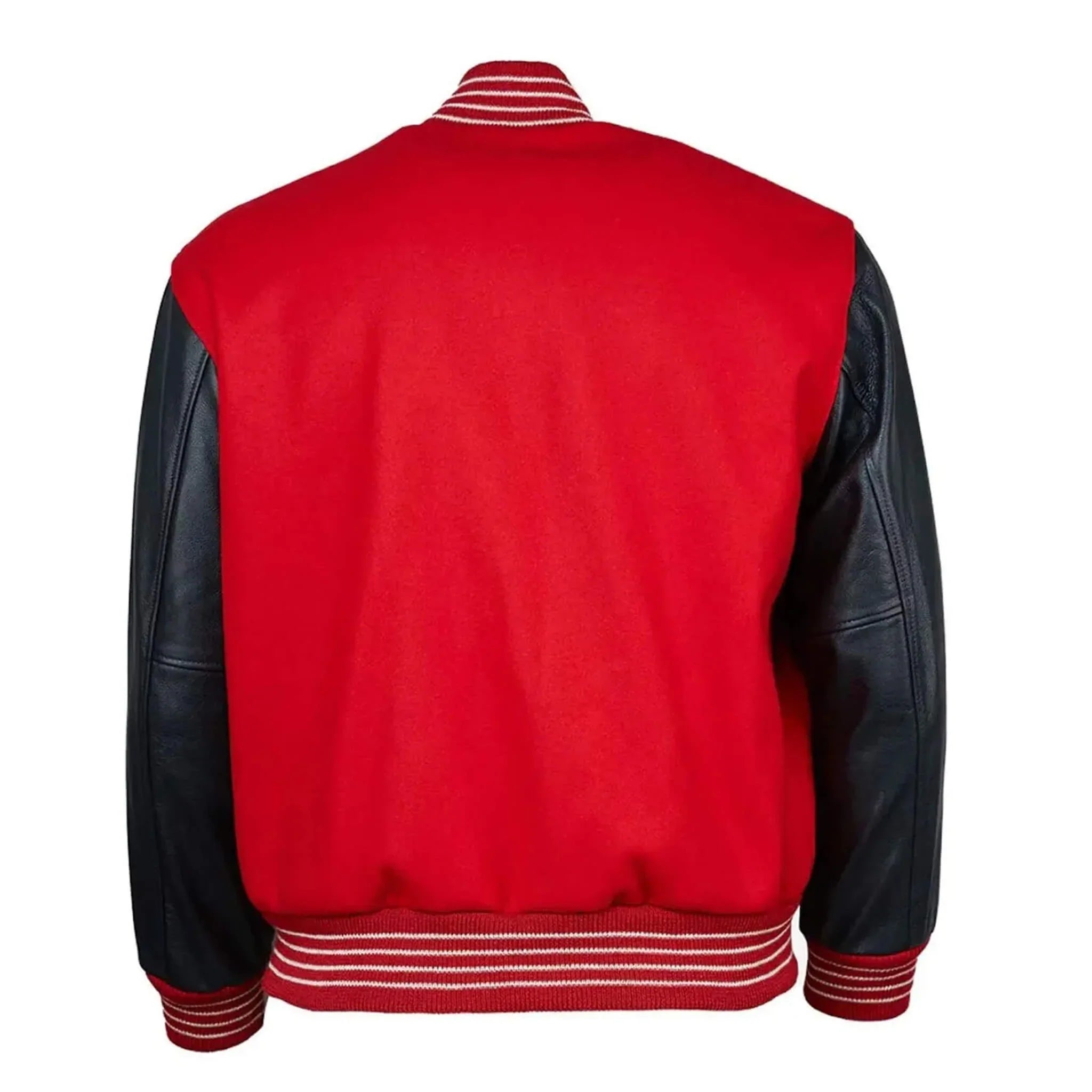 1945 Memphis Red Sox Red & Black Letterman Varsity Jacket - leathergang.com