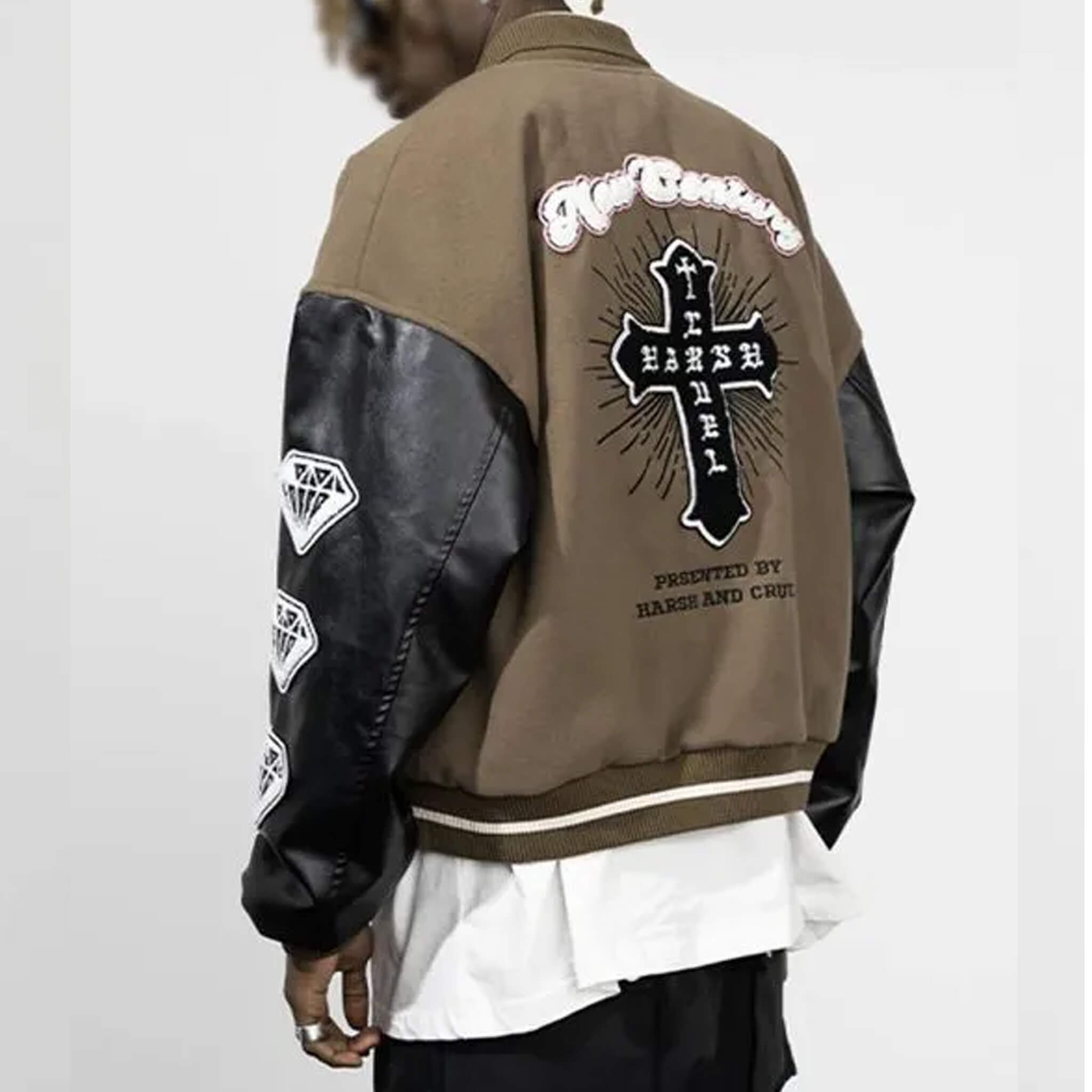 New Century Harsh and Cruel Letterman Jacket–Streetwear Fit