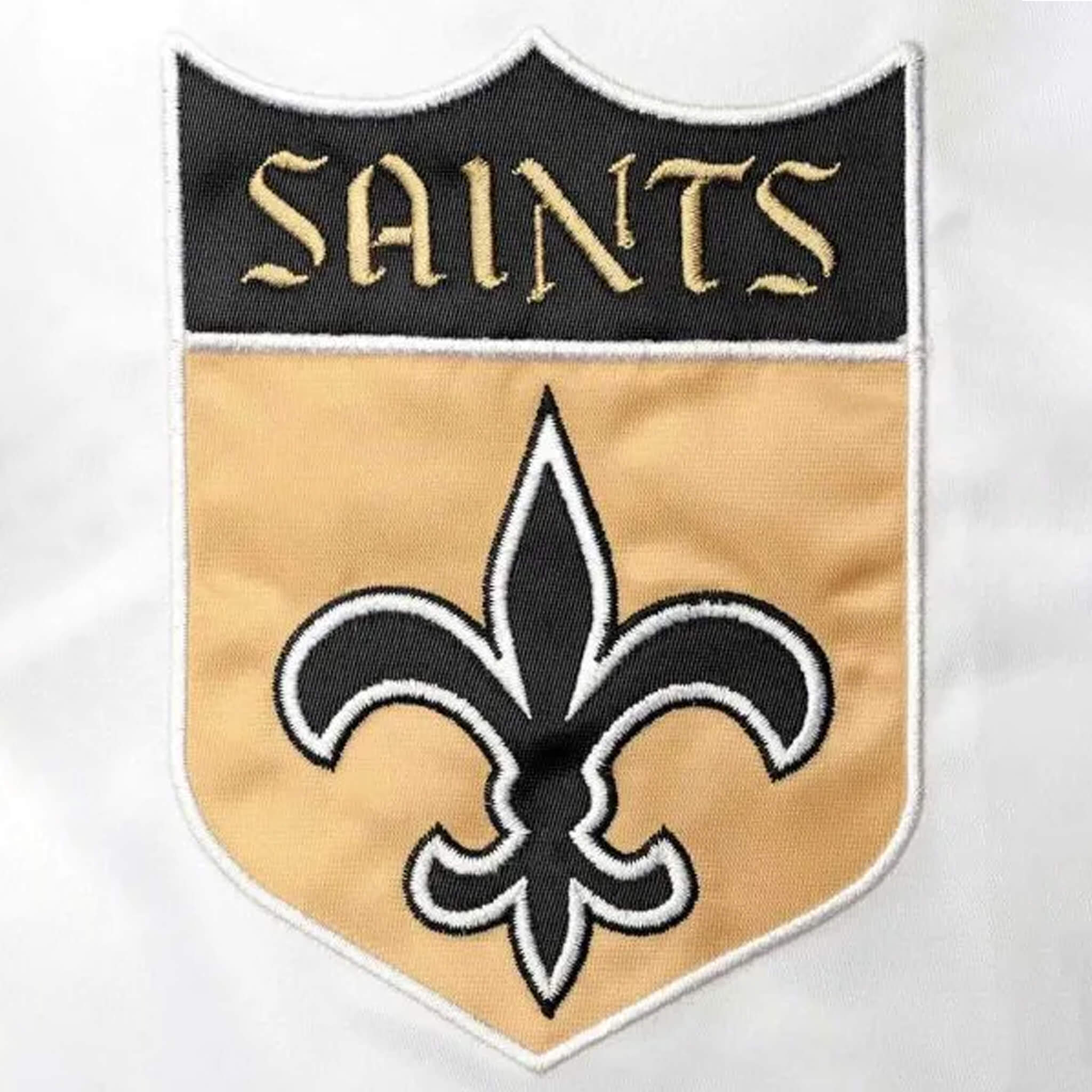 New Orleans Saints Renegade Varsity Satin Jacket