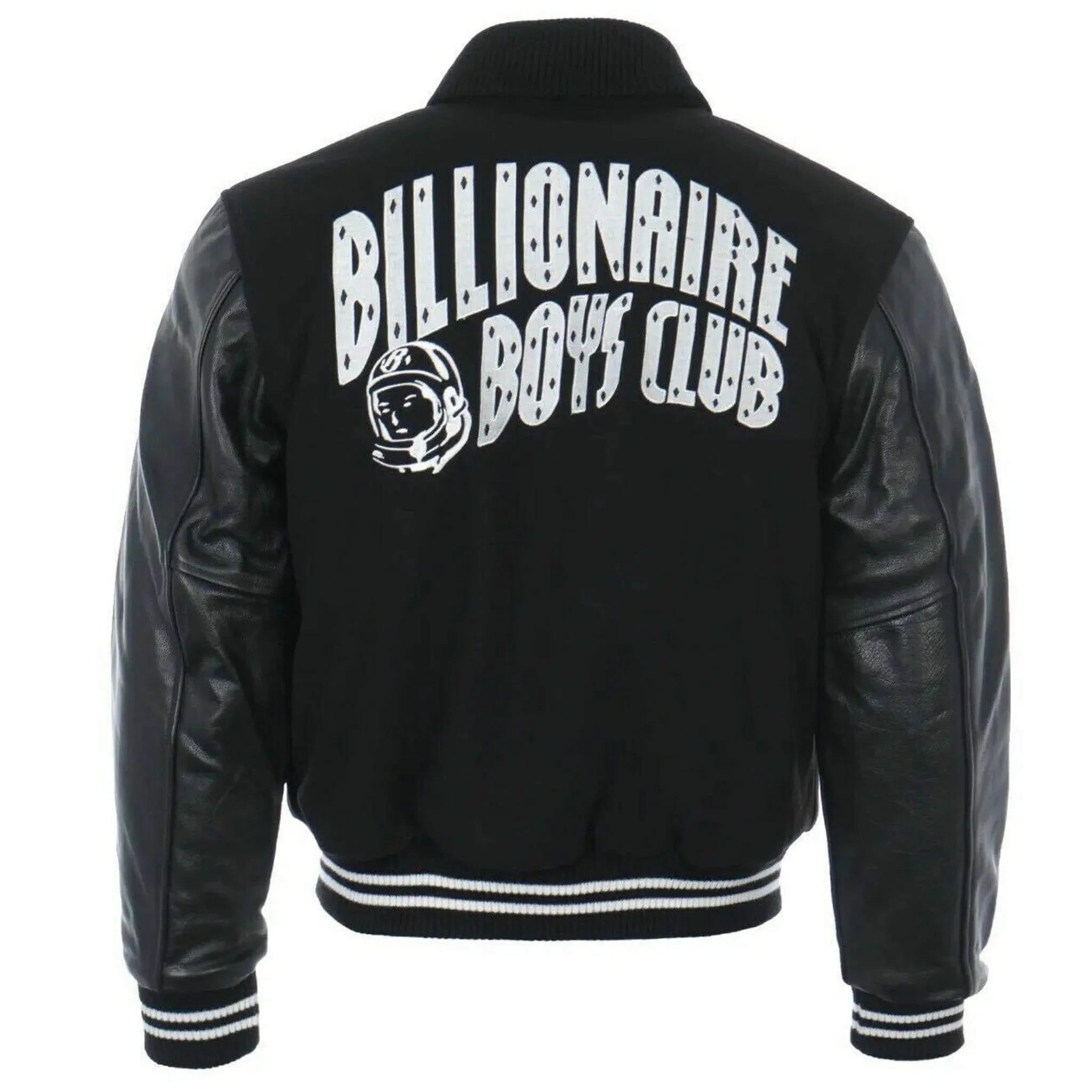 Billionaire Boys Club Varsity Jacket Wool & Leather Sleeves - leathergang.com