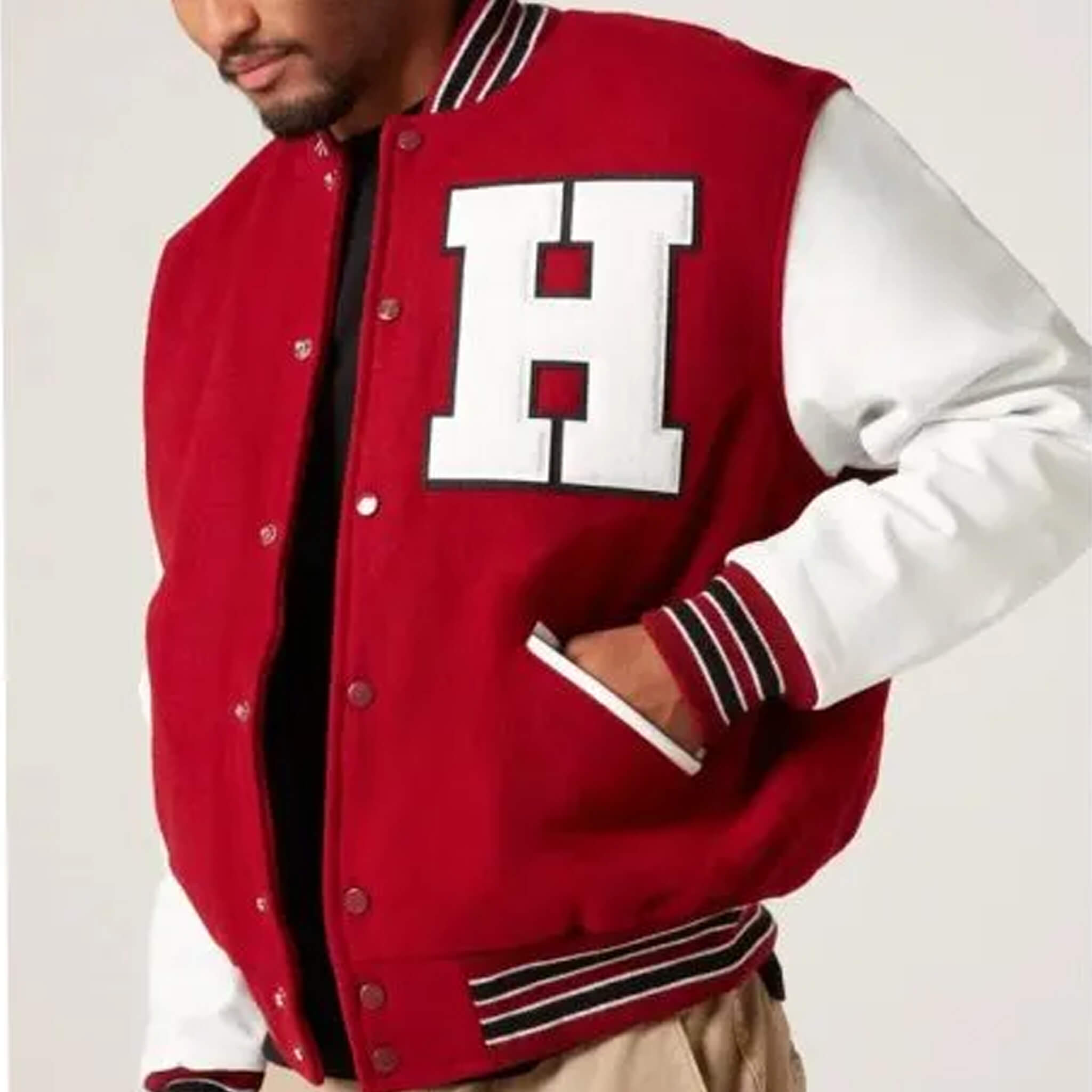 Harvard 1950s Varsity Jacket–Vintage College Letterman Style