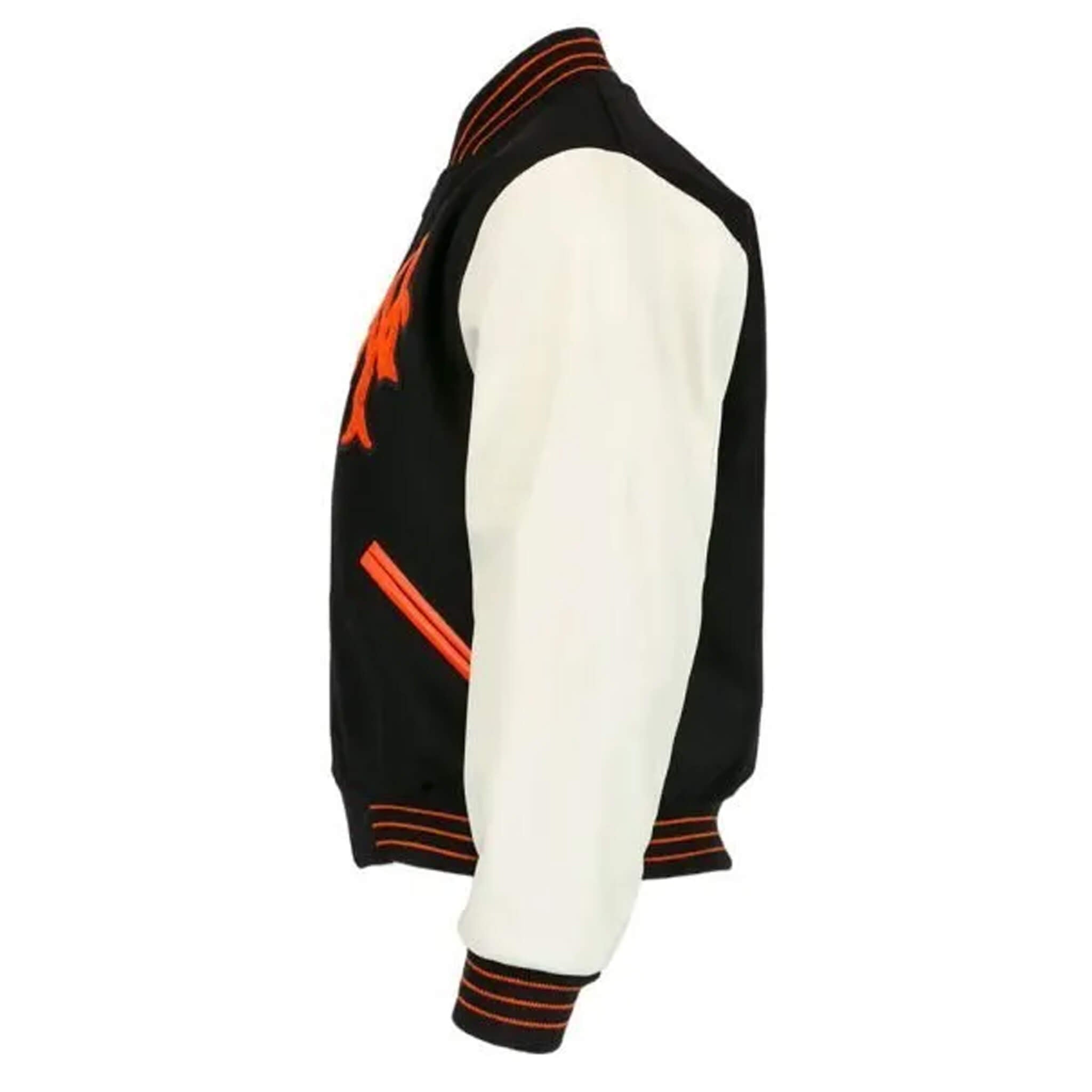 NY Giants 1951 Black & White Letterman Jacket – Retro Style