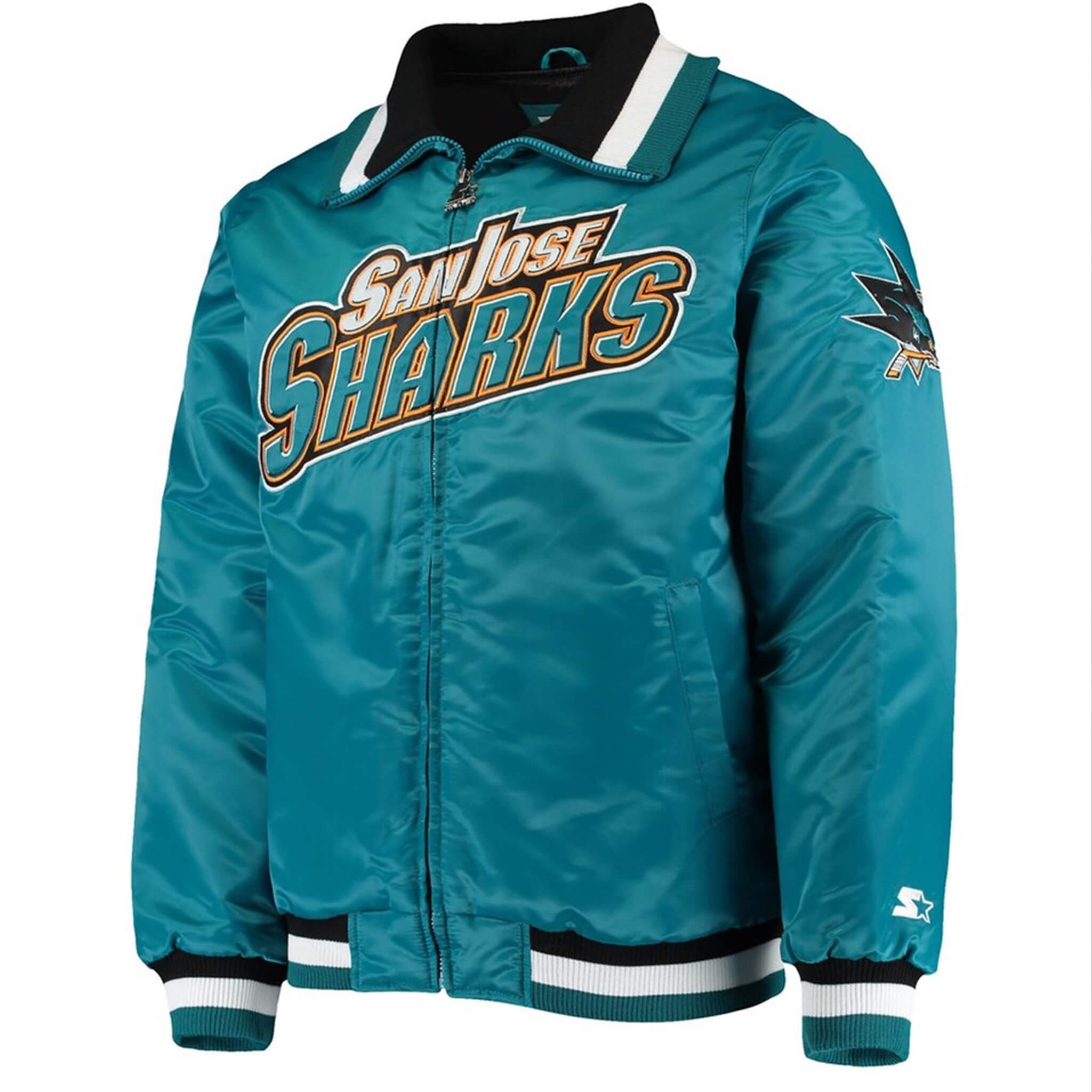 Starter San Jose Sharks Varsity Jacket – Classic Style