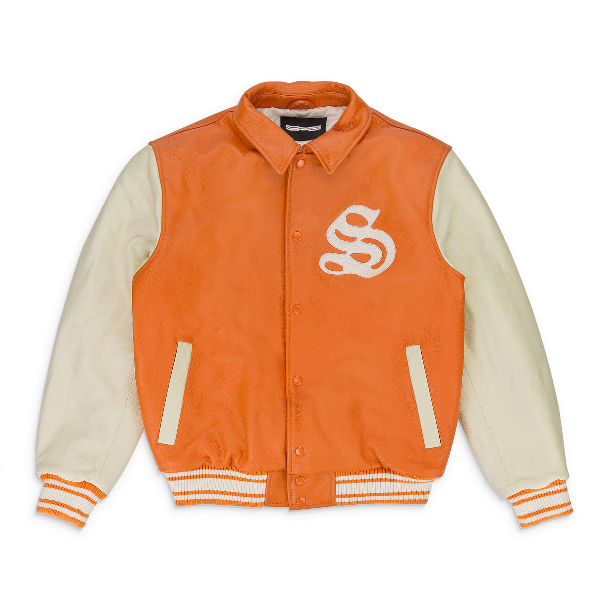 Sp5der Leather Varsity Jacket – Streetwear Style