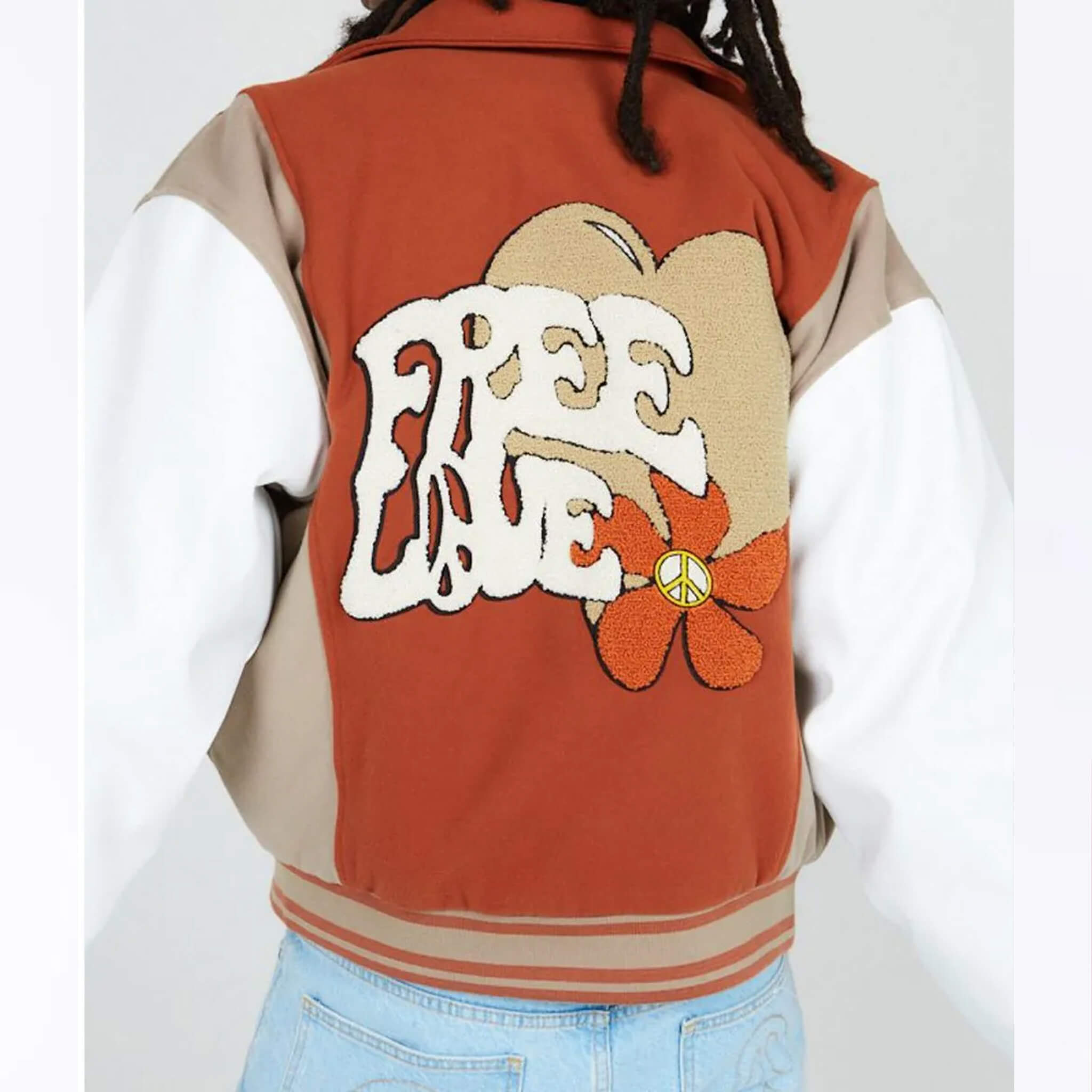 The Free Love Letterman Jacket – Retro Varsity Style