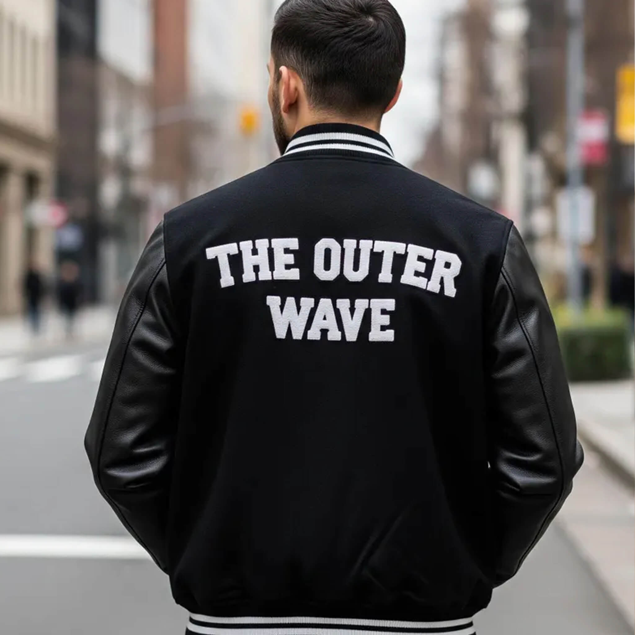 The Outer Waves Varsity Jacket – Timeless Letterman Style