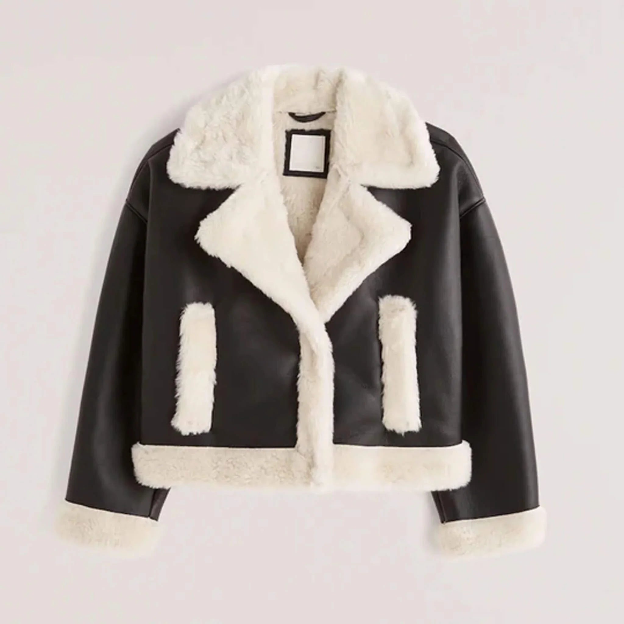 Aviator B3 Shearling Vegan Leather Jacket – Women