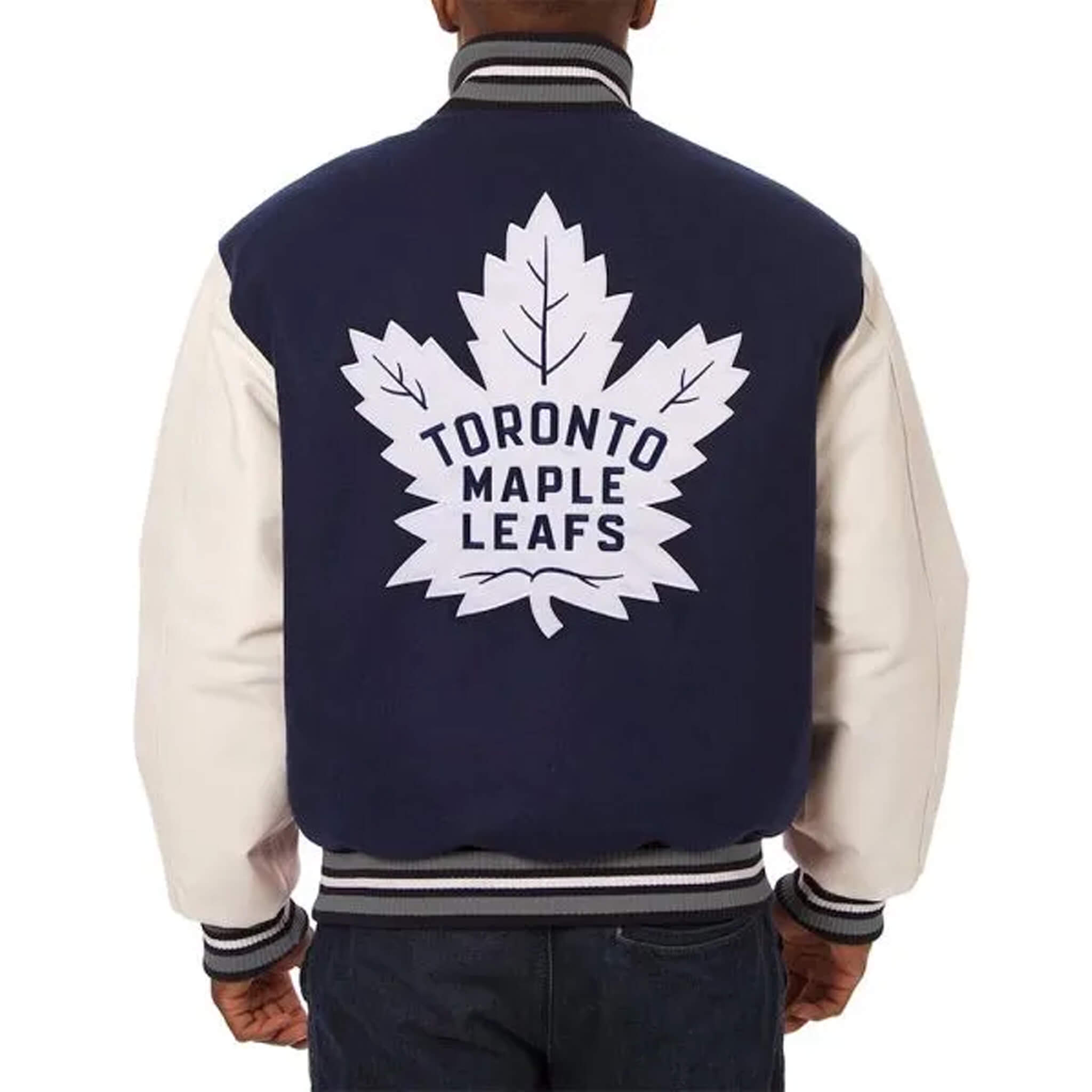 Toronto Maple Leafs NHL Retro Letterman Varsity Jacket