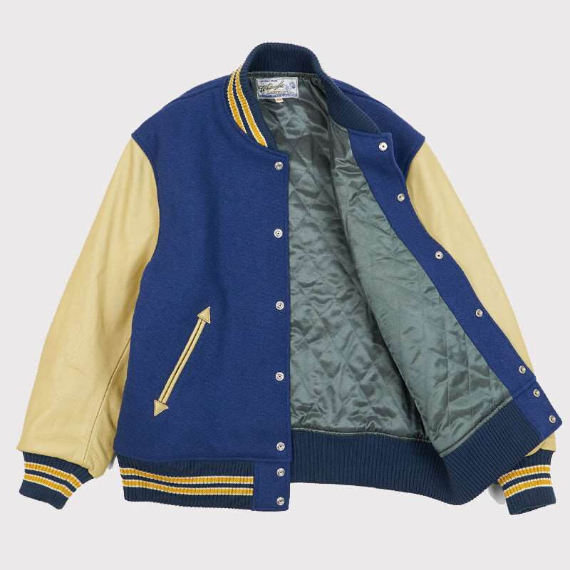 Classic Varsity Baseball Jacket – Wool Retro College Style