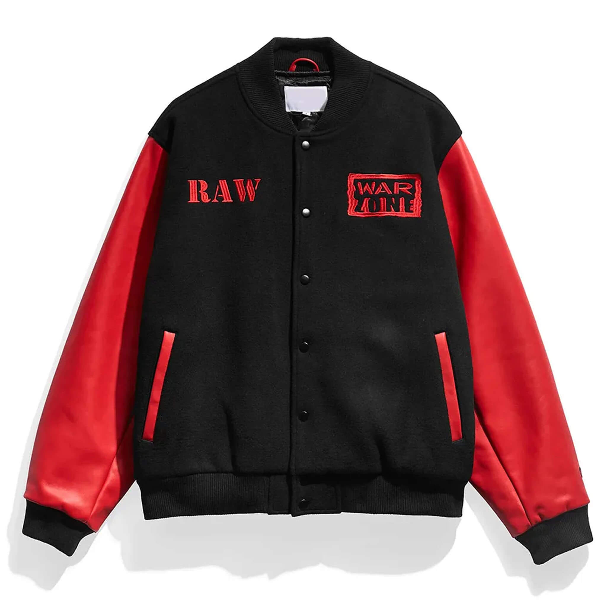 Raw is War Varsity Jacket – WWE Retro Vintage Streetwear