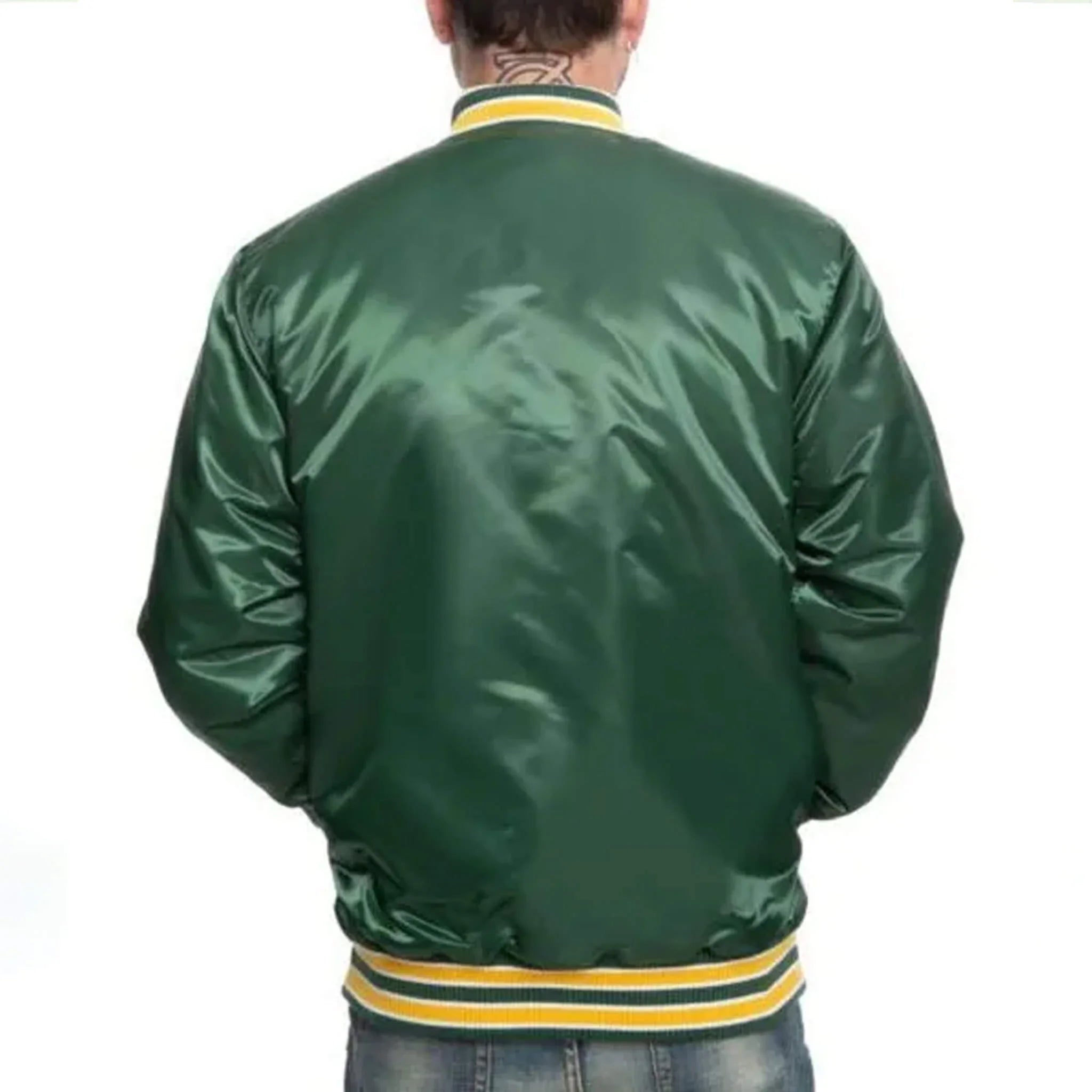 Men’s Starter Oakland A’s Bomber Green Jacket-Classic style