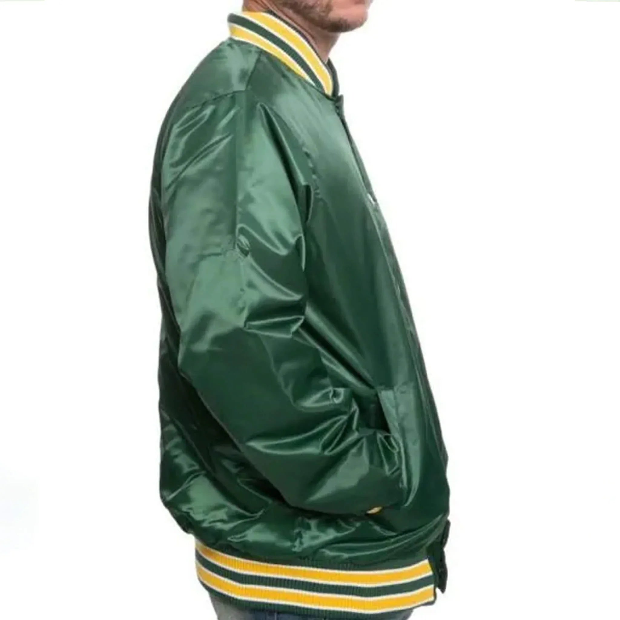 Men’s Starter Oakland A’s Bomber Green Jacket-Classic style