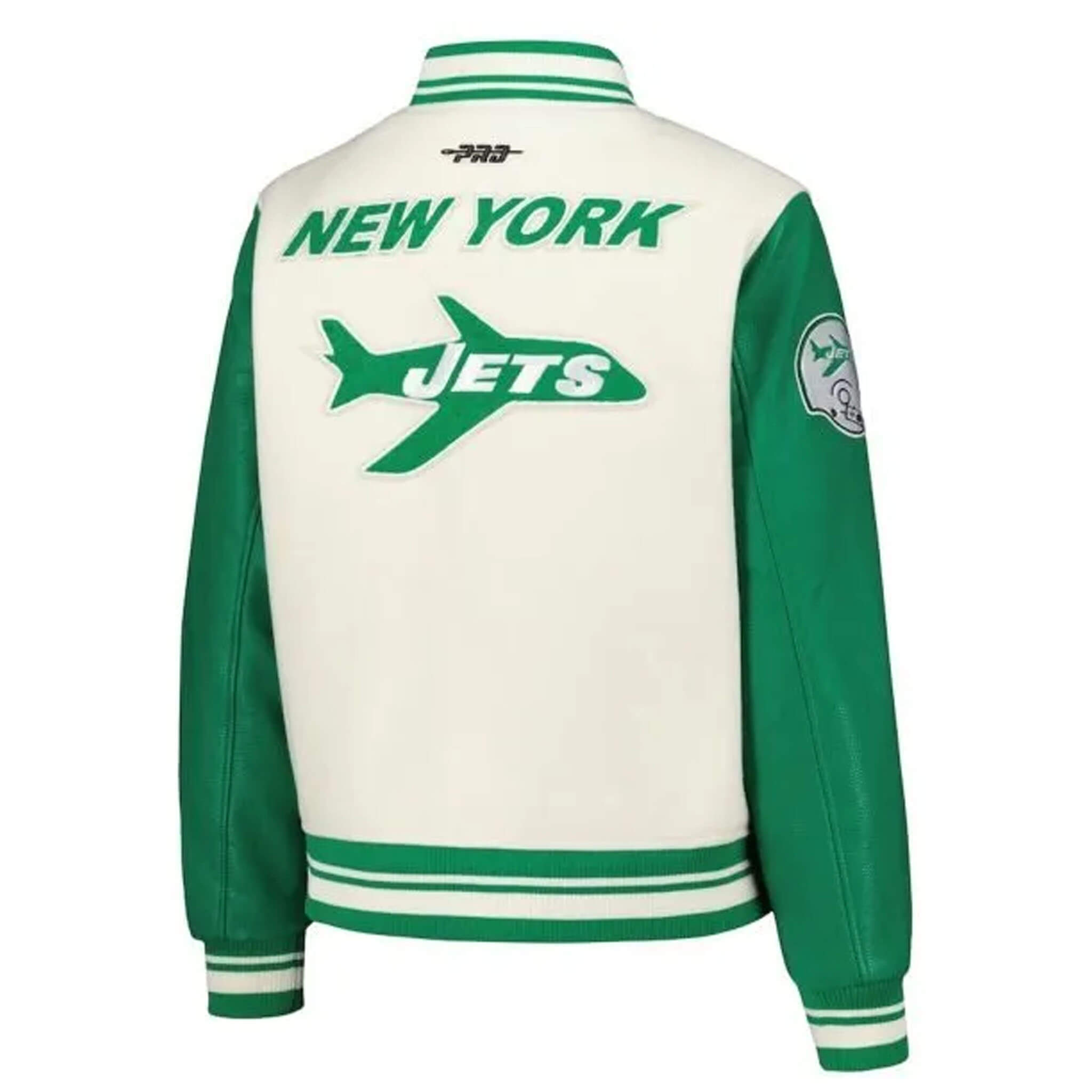 NY Jets Retro Classic Varsity Jacket–Vintage NFL Team Style