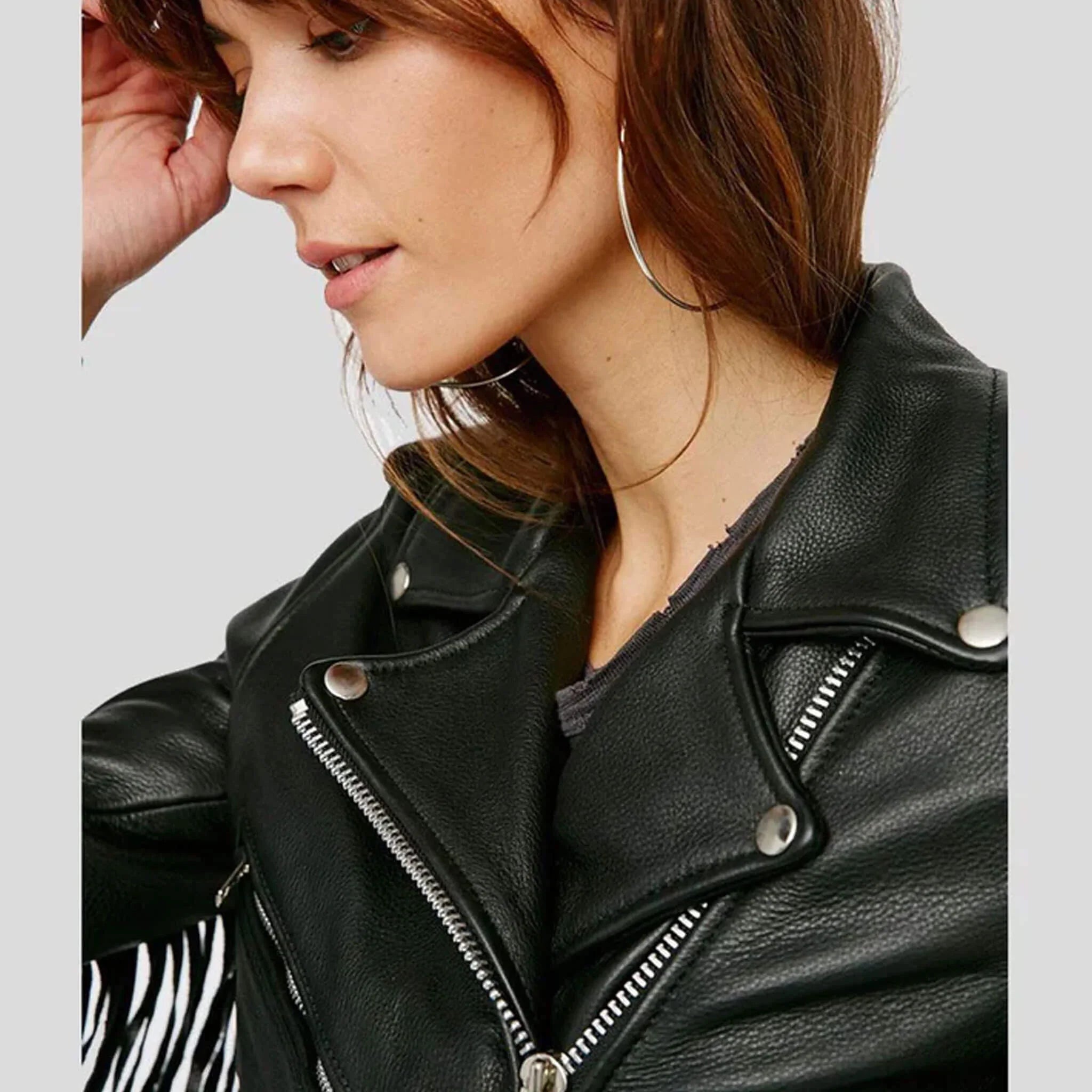 Outlaw Fringe Leather Moto Jacket