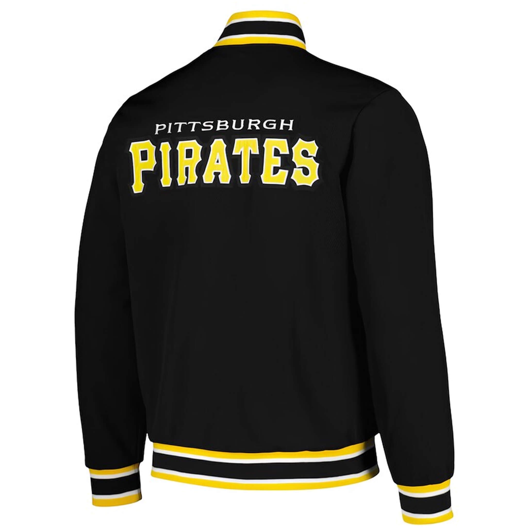 Pittsburgh Pirates Black Satin Varsity Baseball Jacket