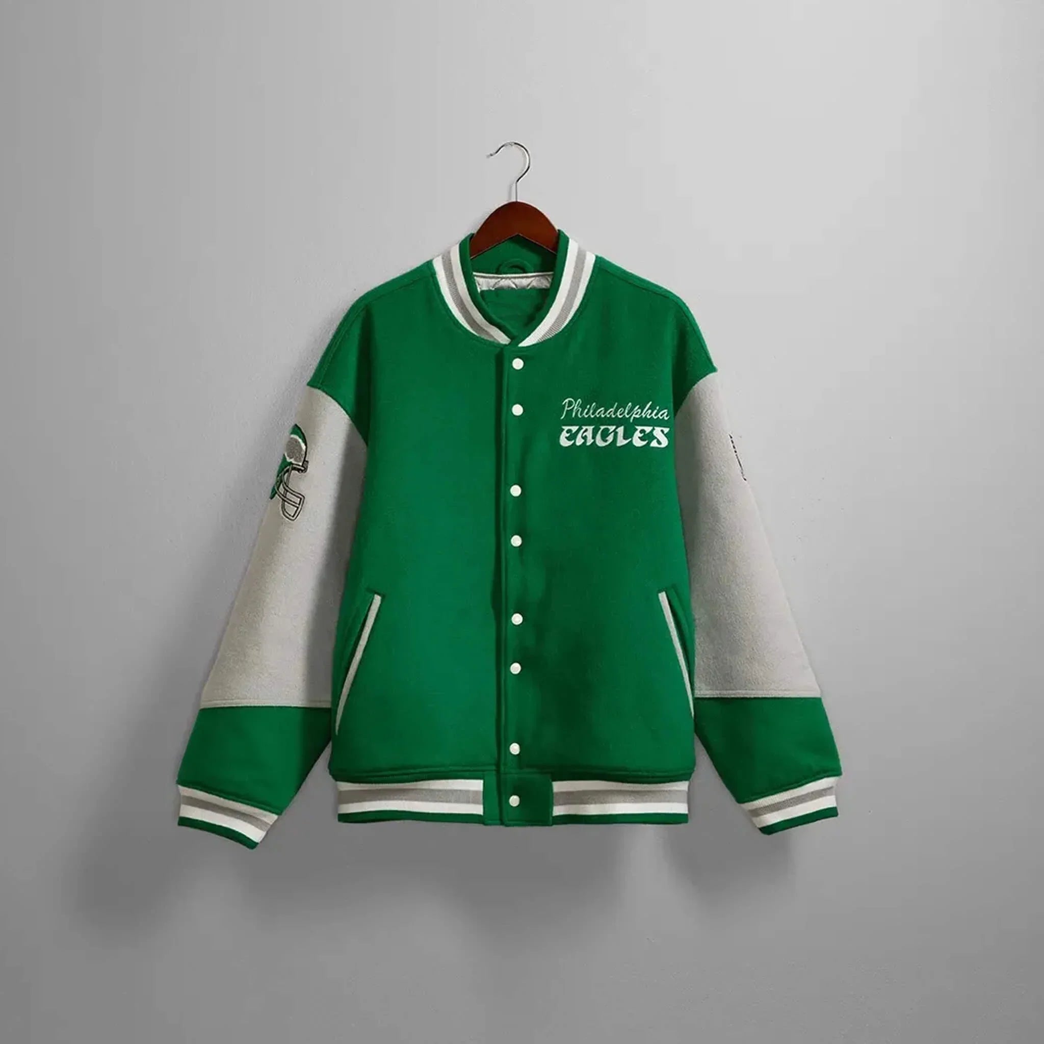 Women’s Philadelphia Eagles 90s Wool Varsity Jacket