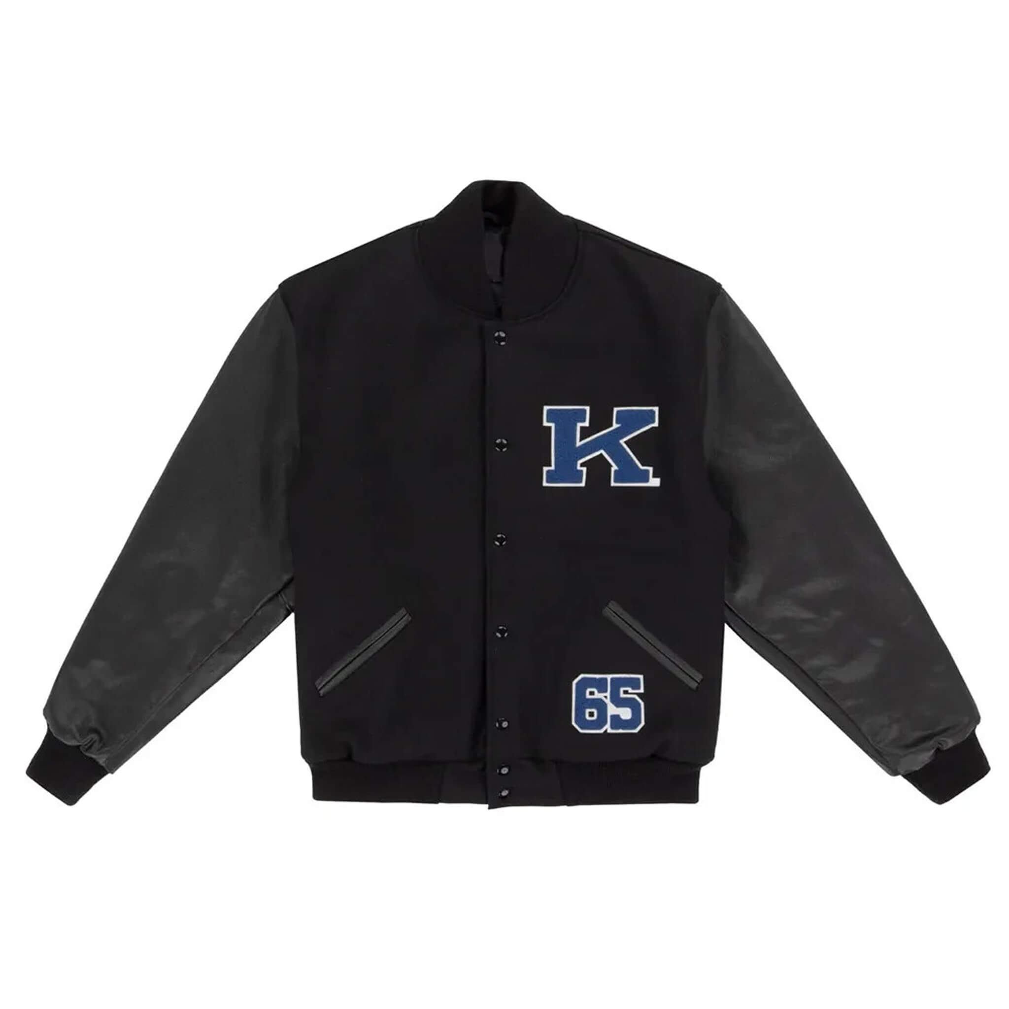 1965 Kentucky Wildcats Black Wool Letterman Jacket
