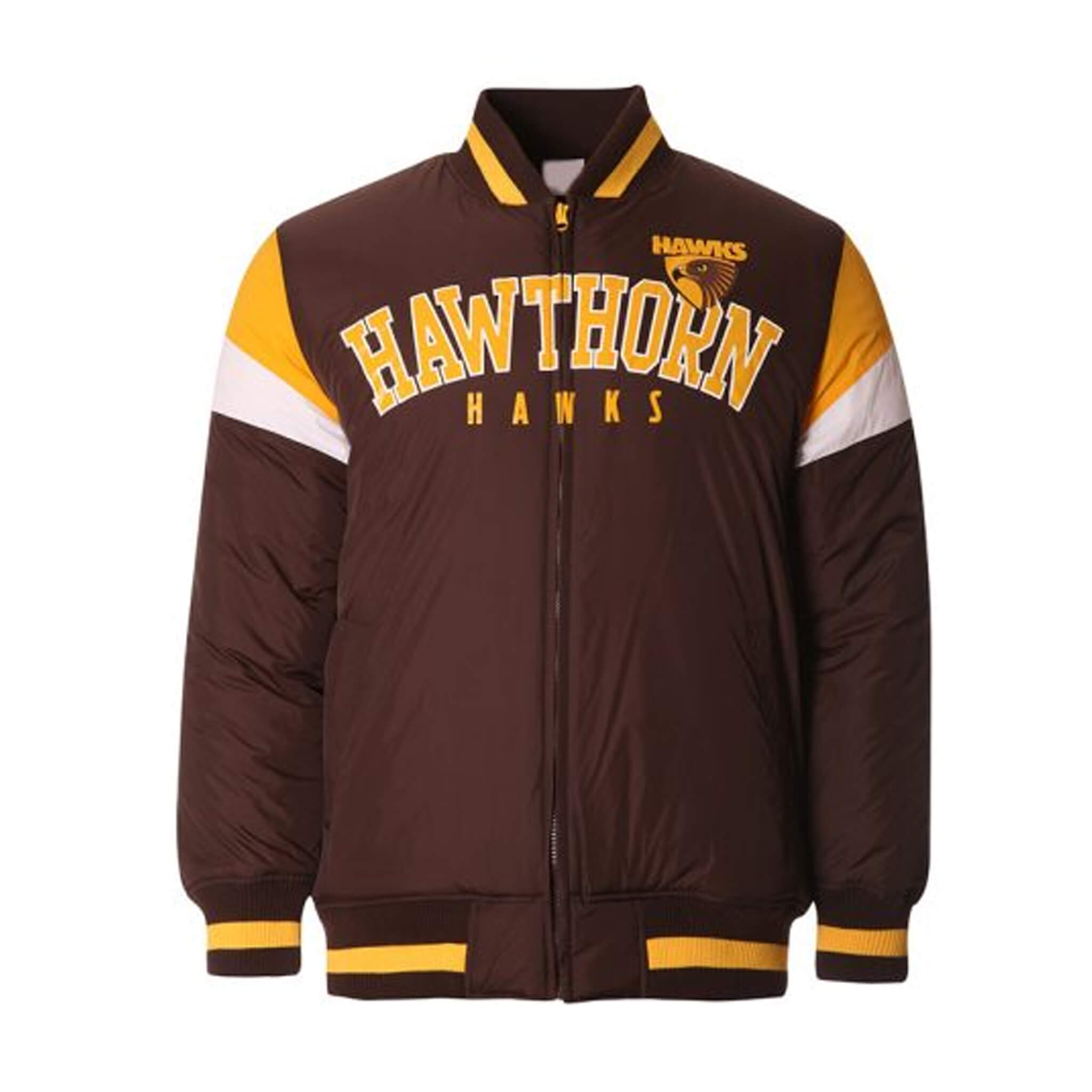Hawthorn Hawks Brown Varsity Jacket – Classic Style
