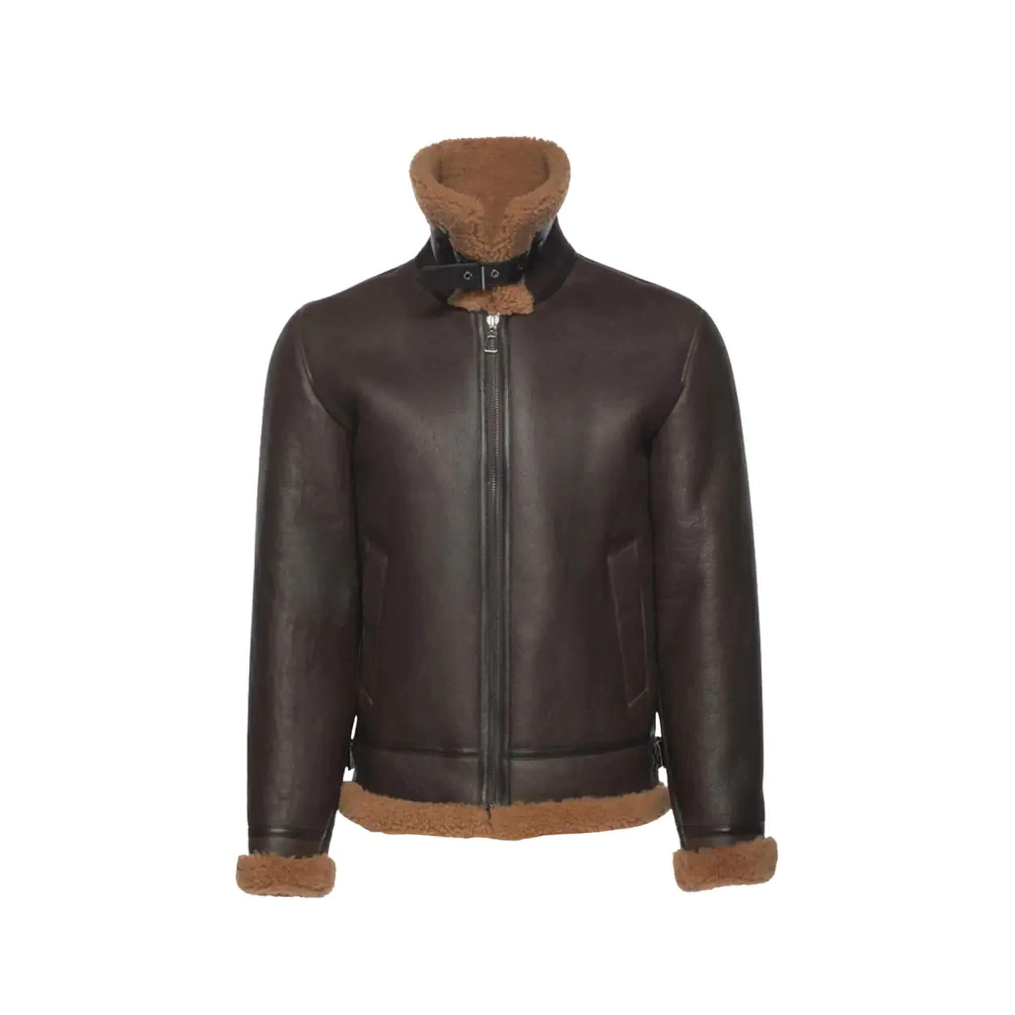Rob Brown B3 Shearling Bomber Jacket – Men’s Premium Leather Coat