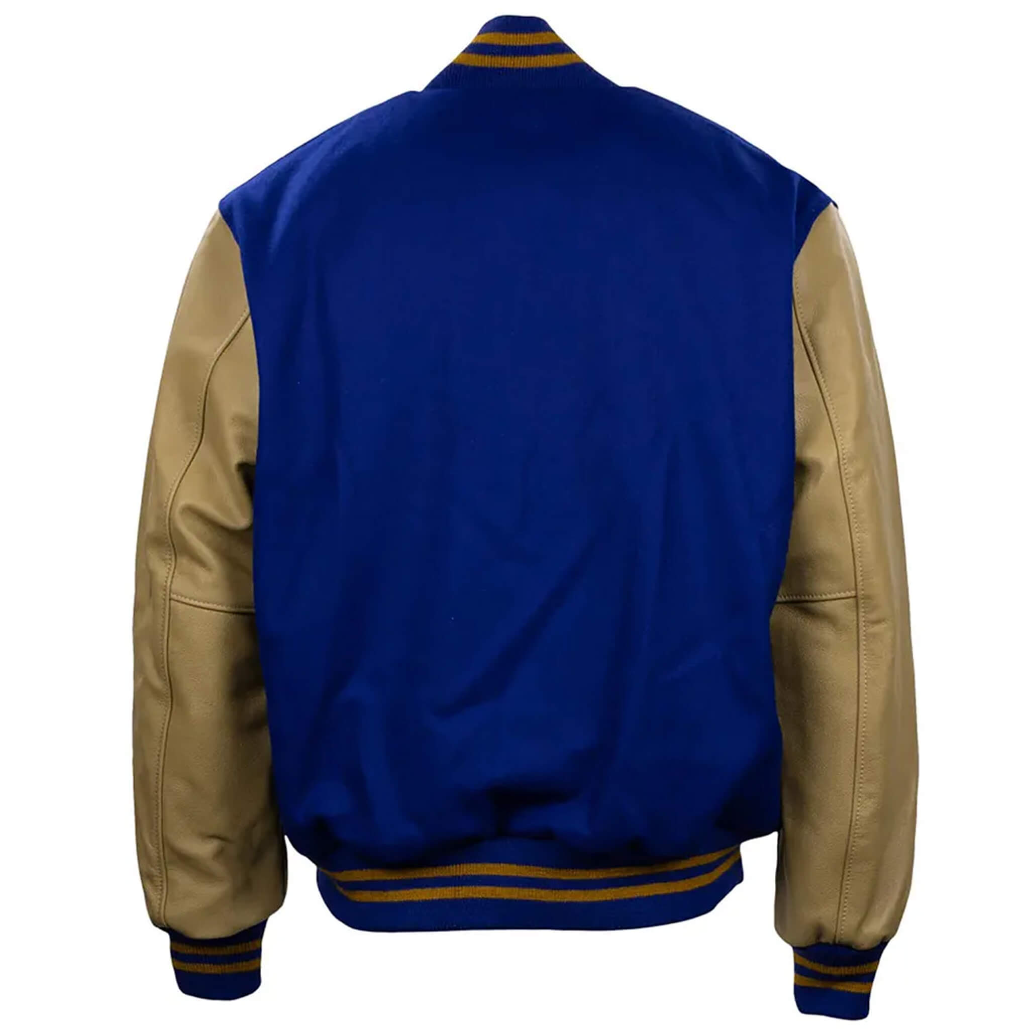 Authentic 1951 Dodgers baseball jacket with classic logos and snap-button closure