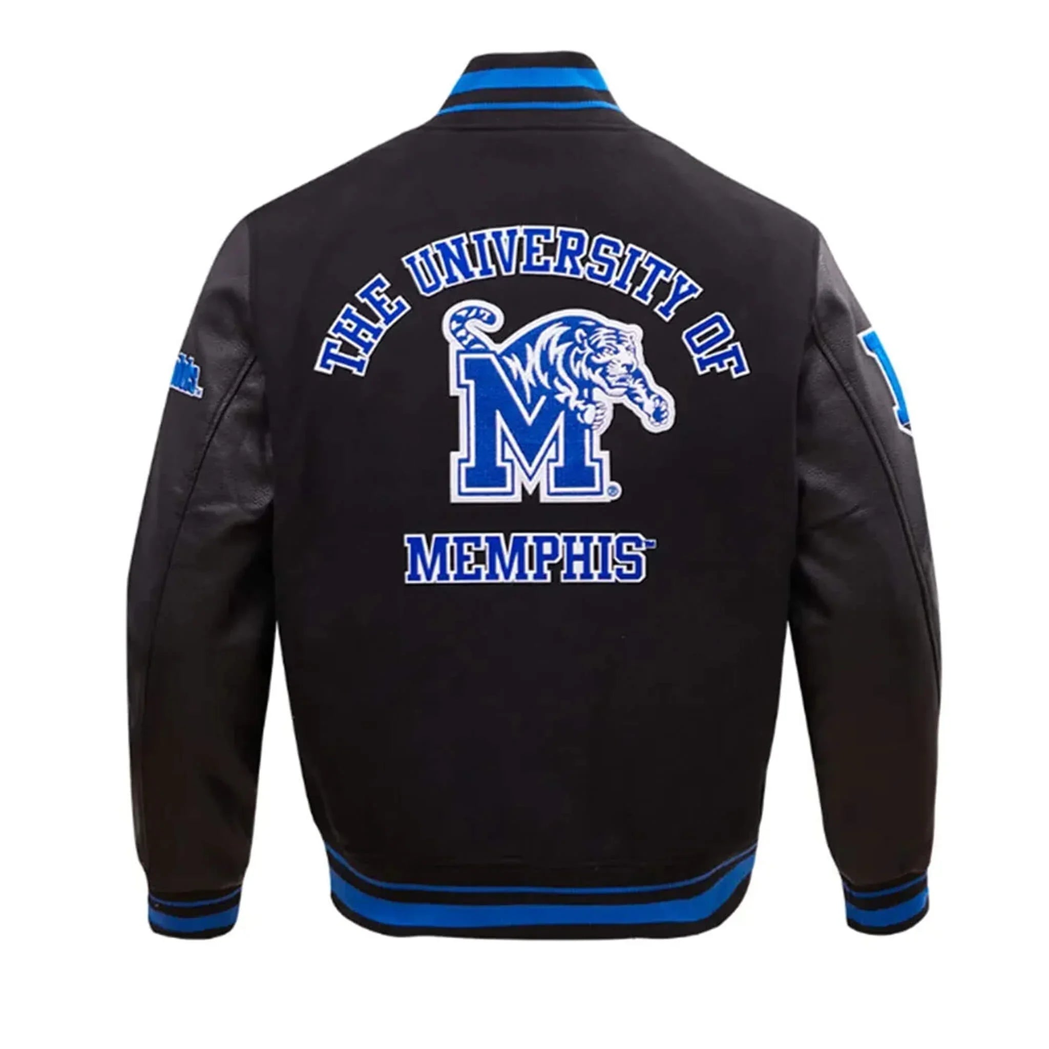 Memphis Tigers Black Varsity Jacket – Classic Letterman - leathergang.com