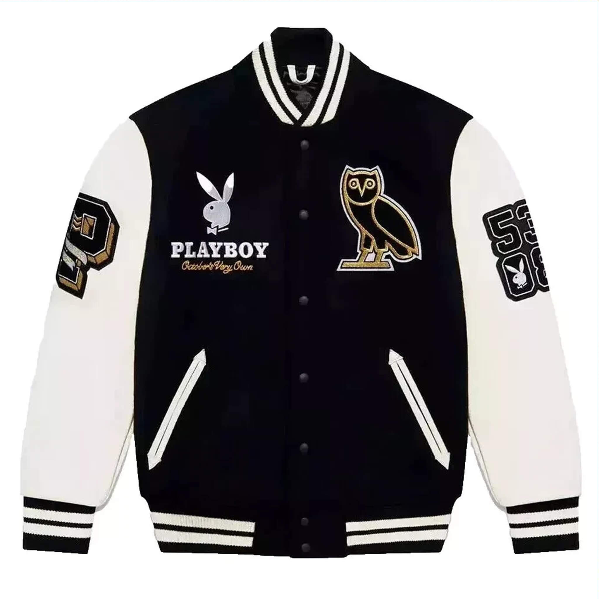 OVO x Playboy Warriors Varsity Jacket – Premium Streetwear
