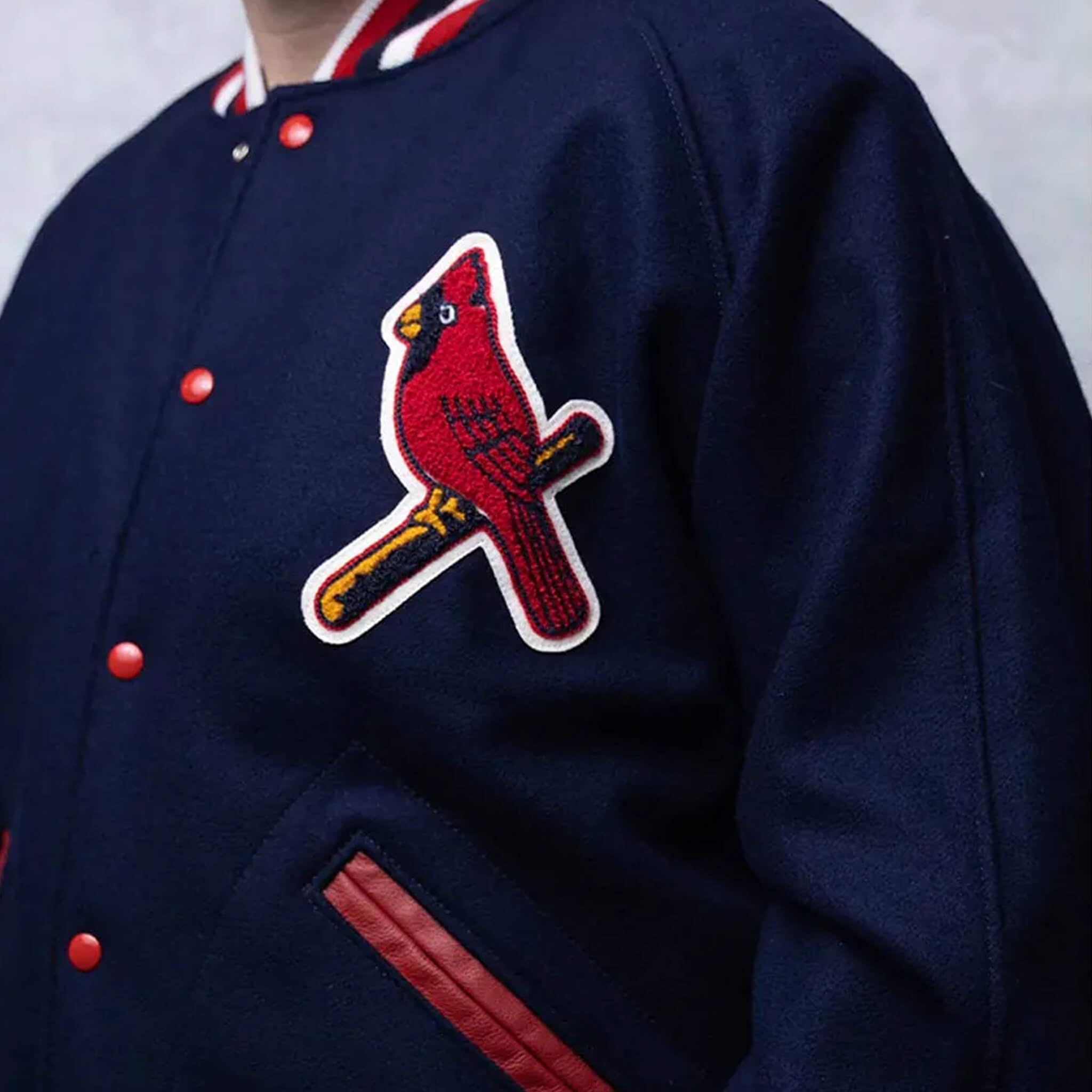 1950 St. Louis Cardinals Wool Varsity Jacket-Letterman style