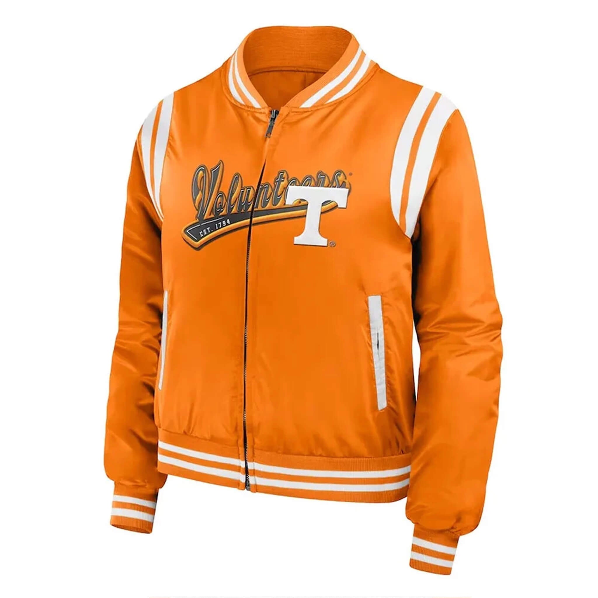 Tennessee Volunteers Orange Satin Varsity Jacket