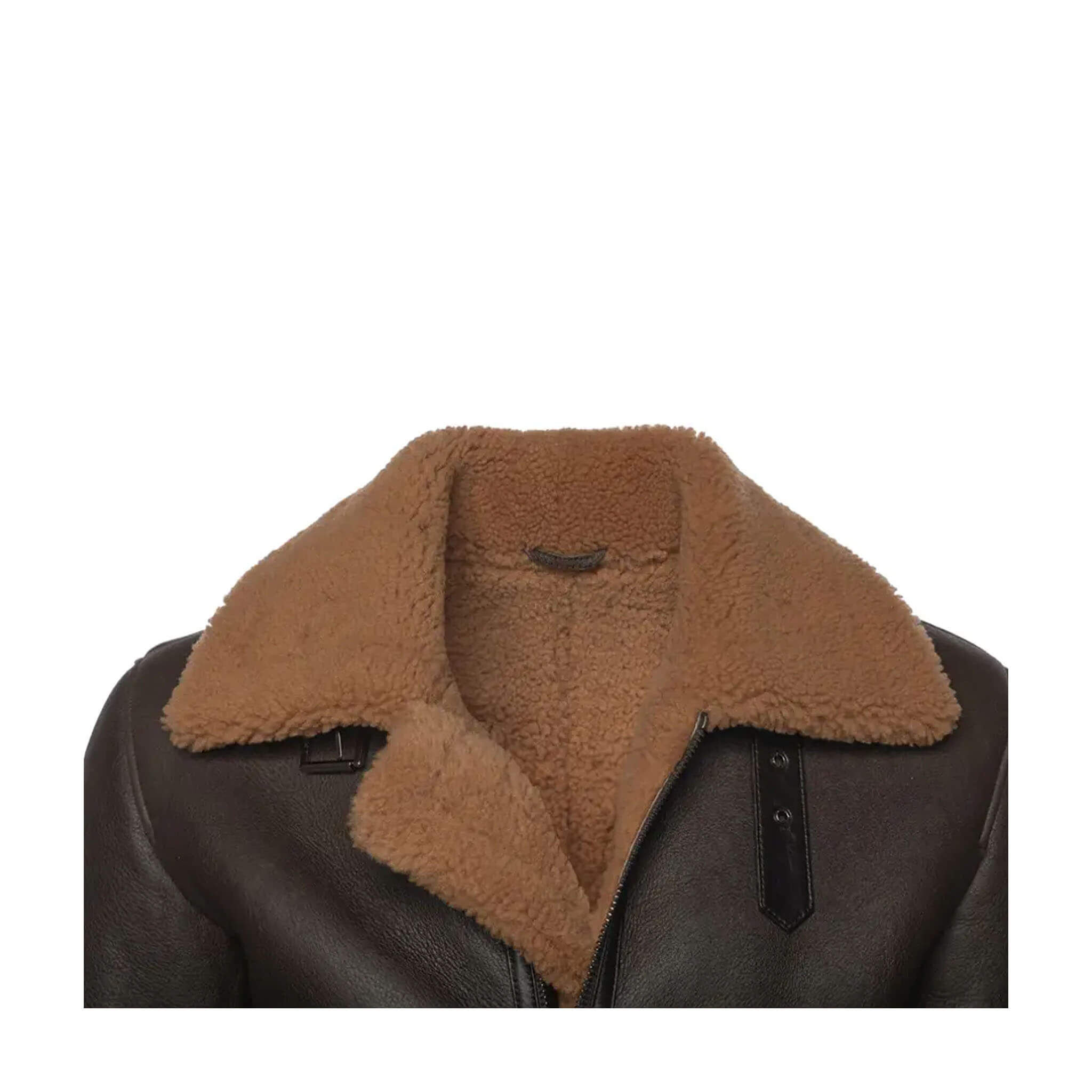 Rob Brown B3 Shearling Bomber Jacket – Men’s Premium Leather Coat