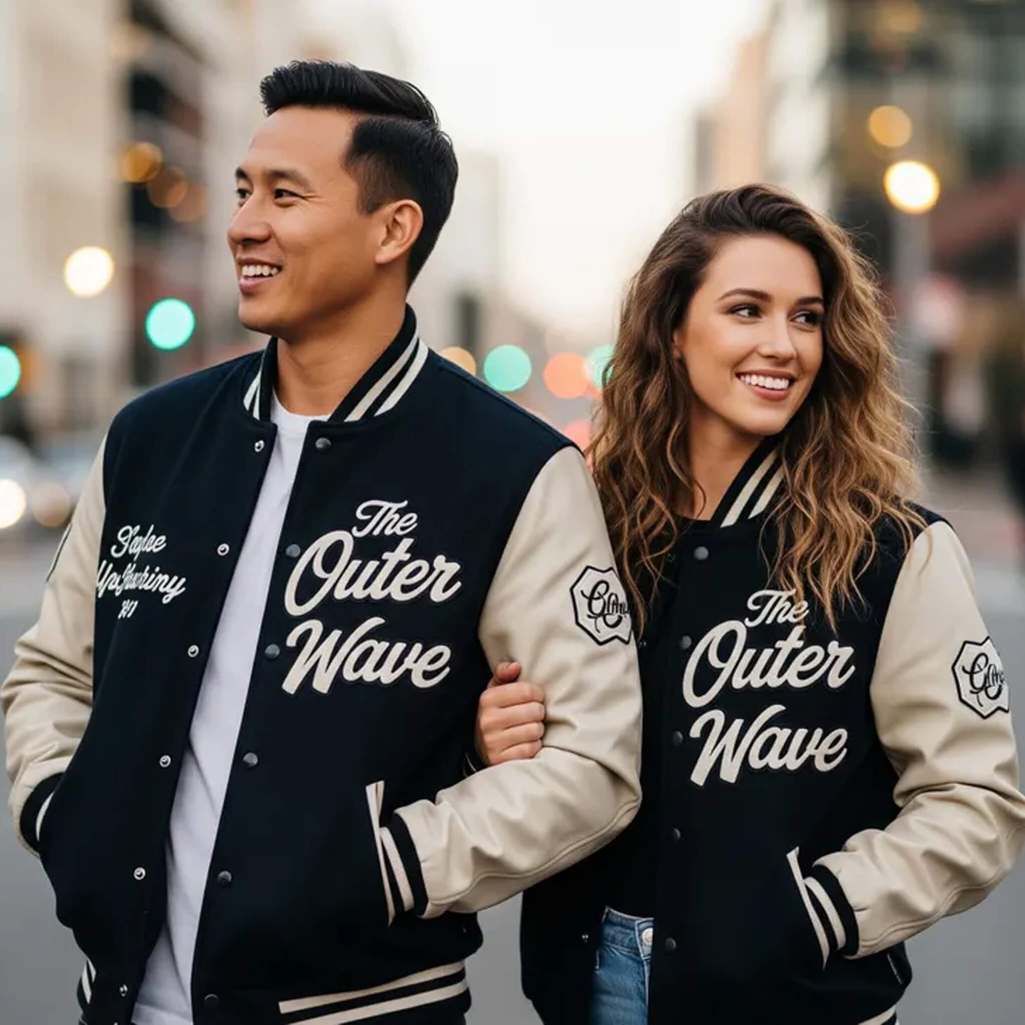 Custom Varsity Jacket – Wool Body & Leather Sleeves